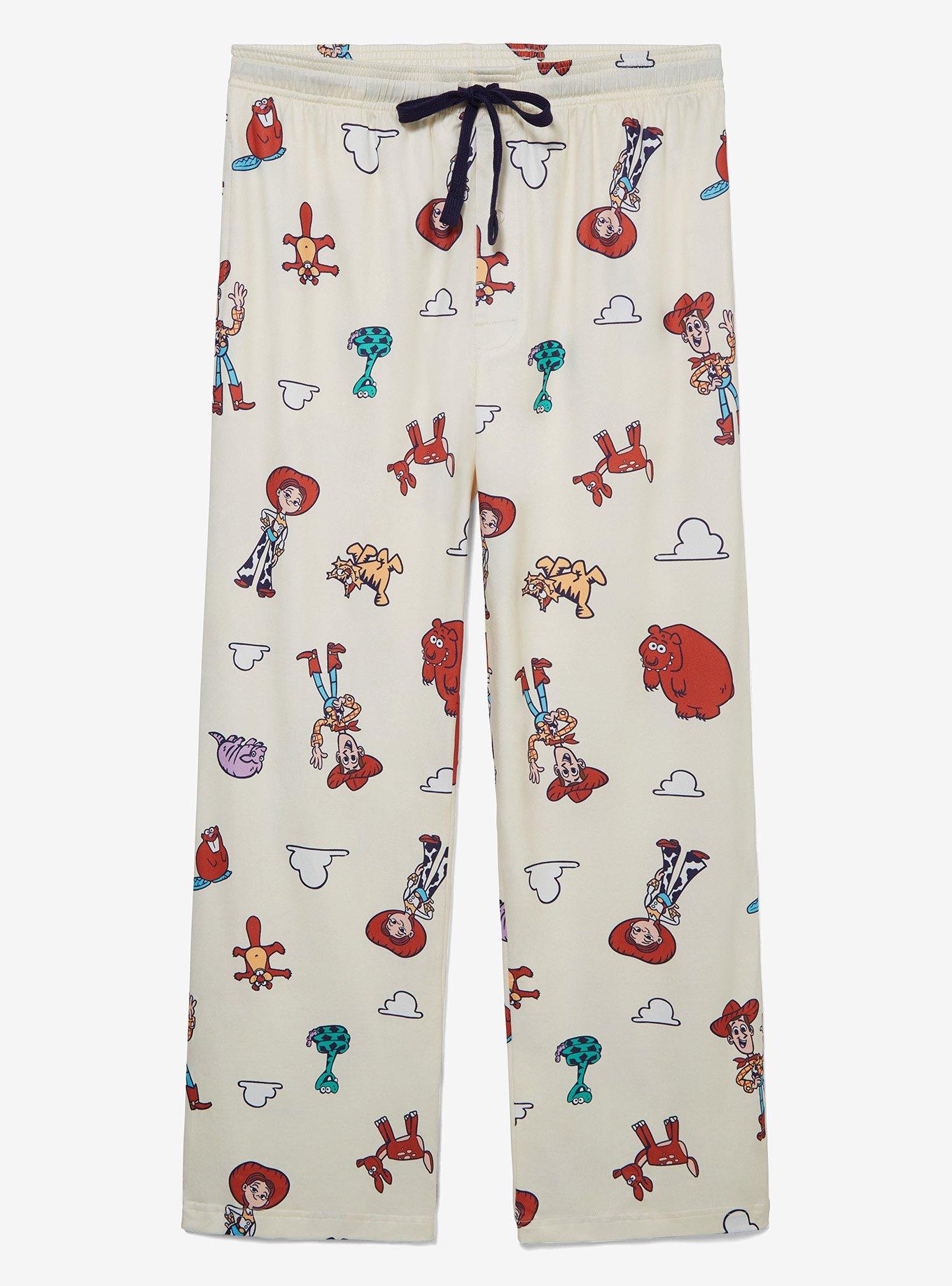 Disney Pixar Toy Story Critters Allover Print Women's Sleep Pants, OATMEAL, hi-res