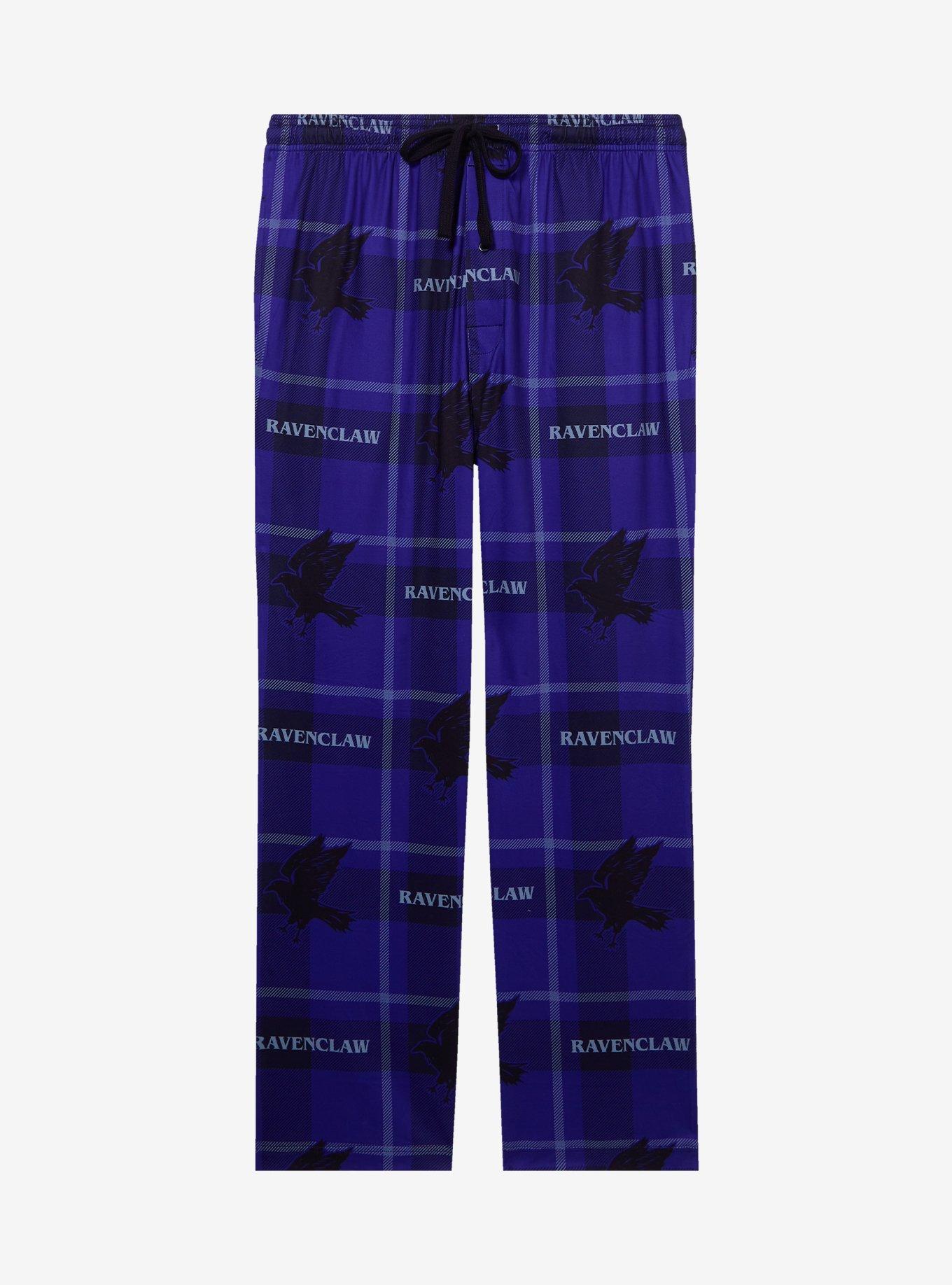 Harry Potter Ravenclaw Plaid Allover Print Sleep Pants — BoxLunch Exclusive, , hi-res