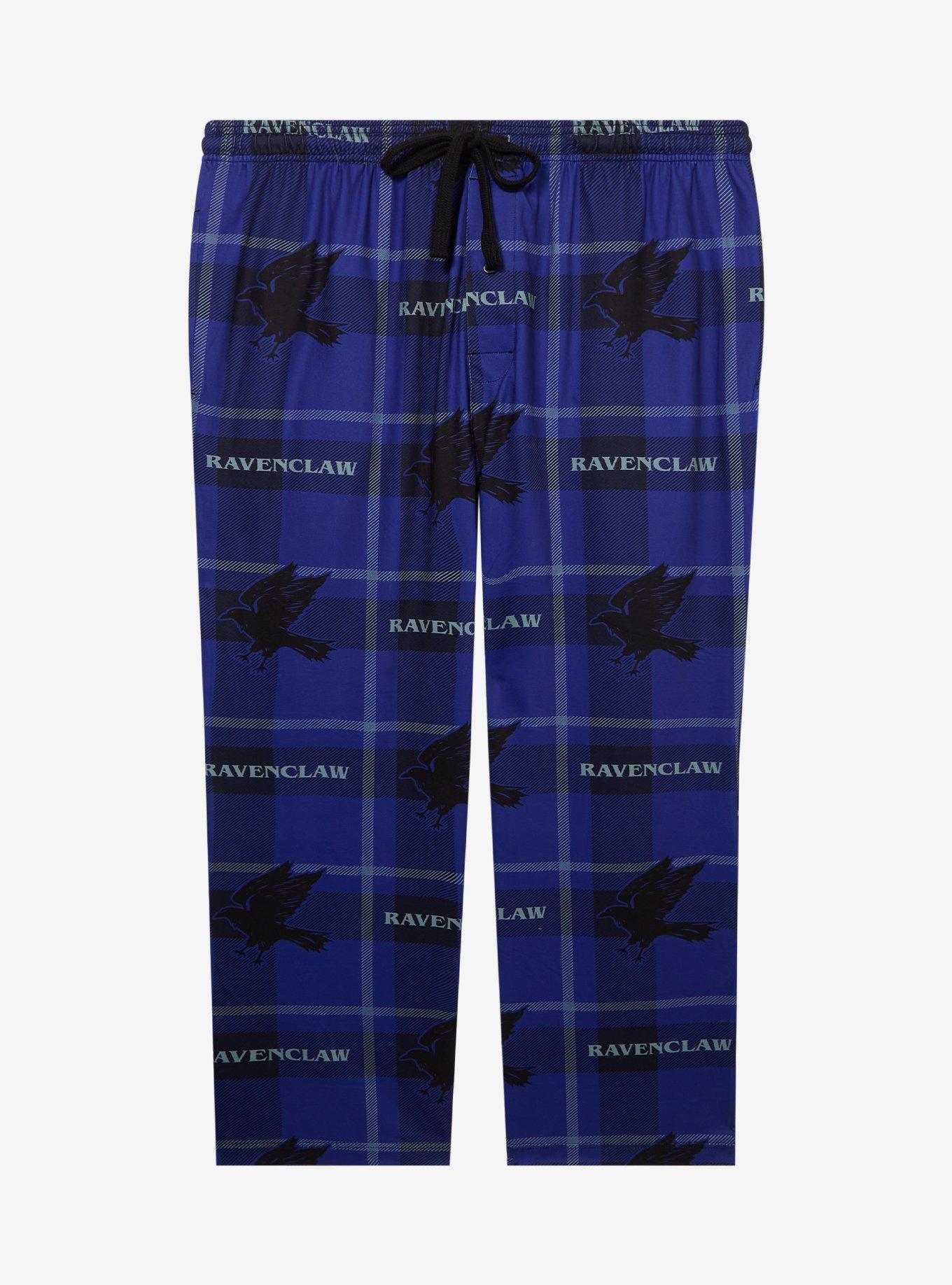 Harry Potter Ravenclaw Plaid Allover Print Women's Plus Size Sleep Pants - BoxLunch Exclusive, , hi-res