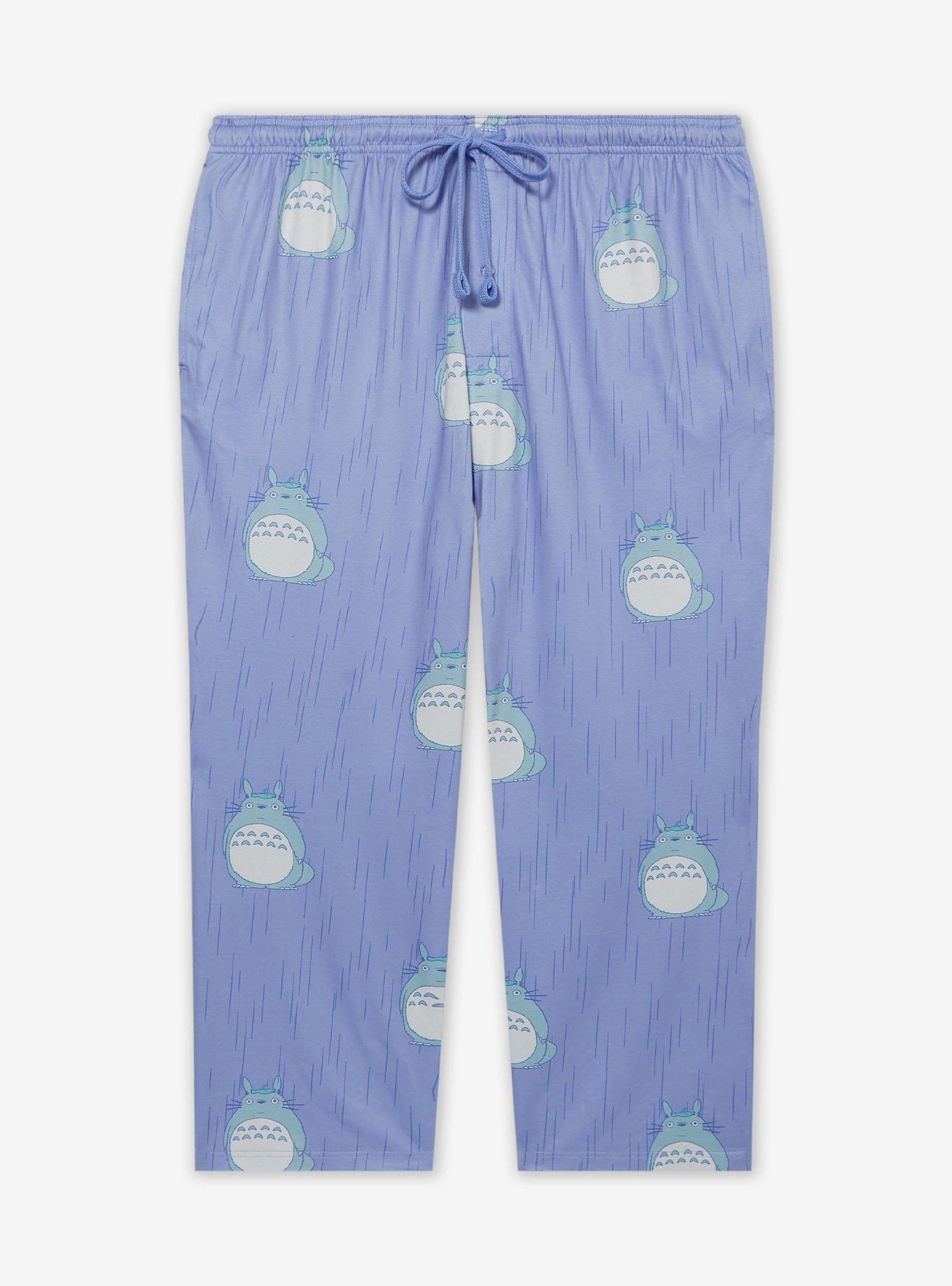 Studio Ghibli® My Neighbor Totoro Raining Totoro Allover Print Women's Plus Size Sleep Pants - BoxLunch Exclusive, , hi-res