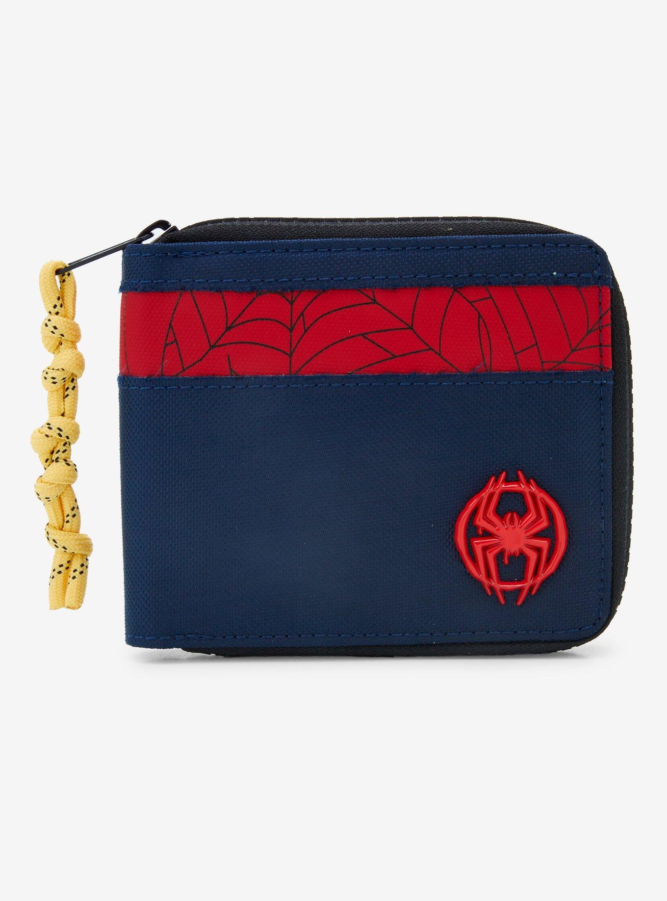 Marvel Spider-Man: Into the Spider-Verse Miles Morales Small Zip Wallet - BoxLunch Exclusive, , hi-res