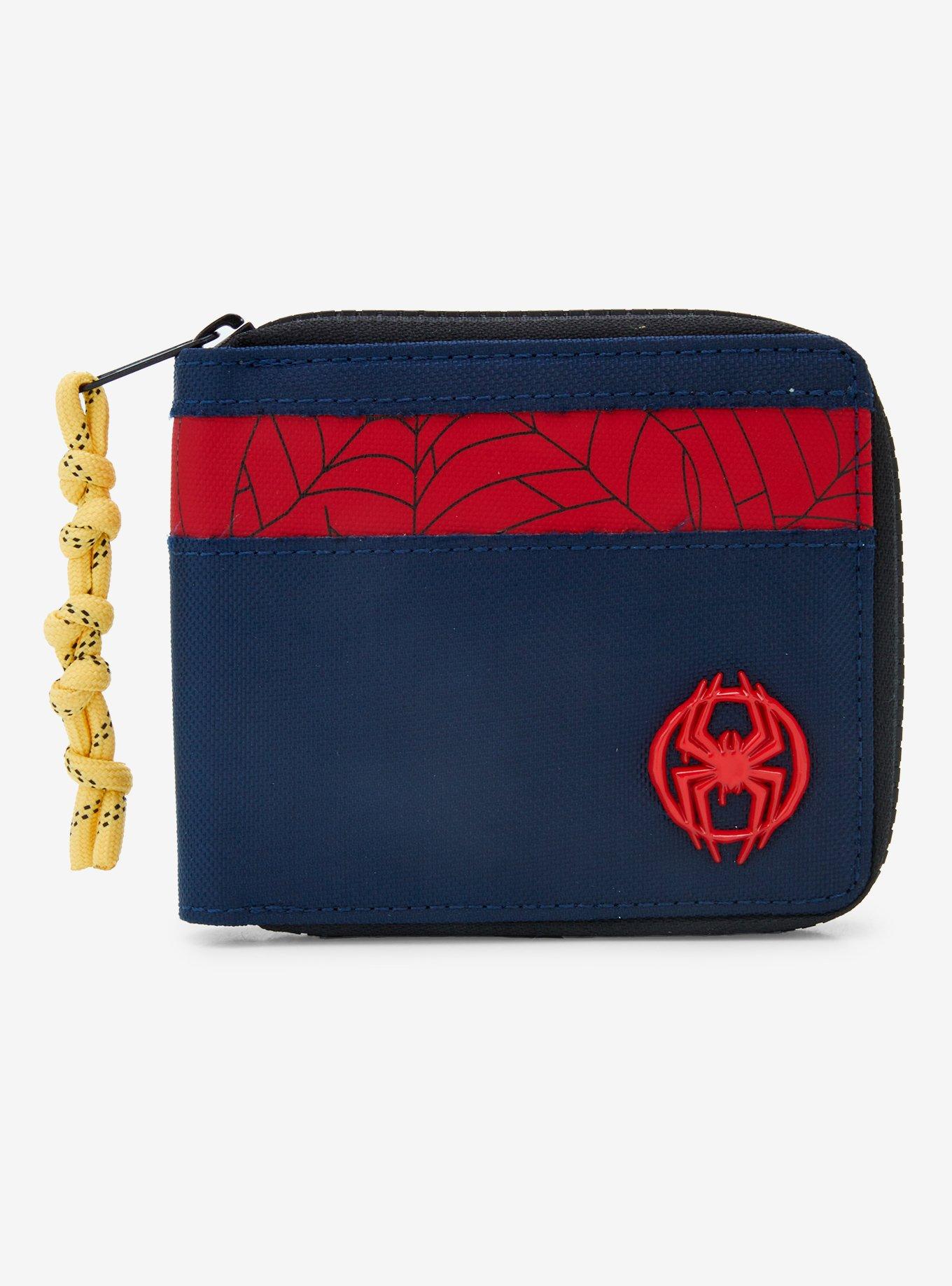 Marvel Spider-Man: Into the Spider-Verse Miles Morales Small Zip Wallet - BoxLunch Exclusive, , hi-res