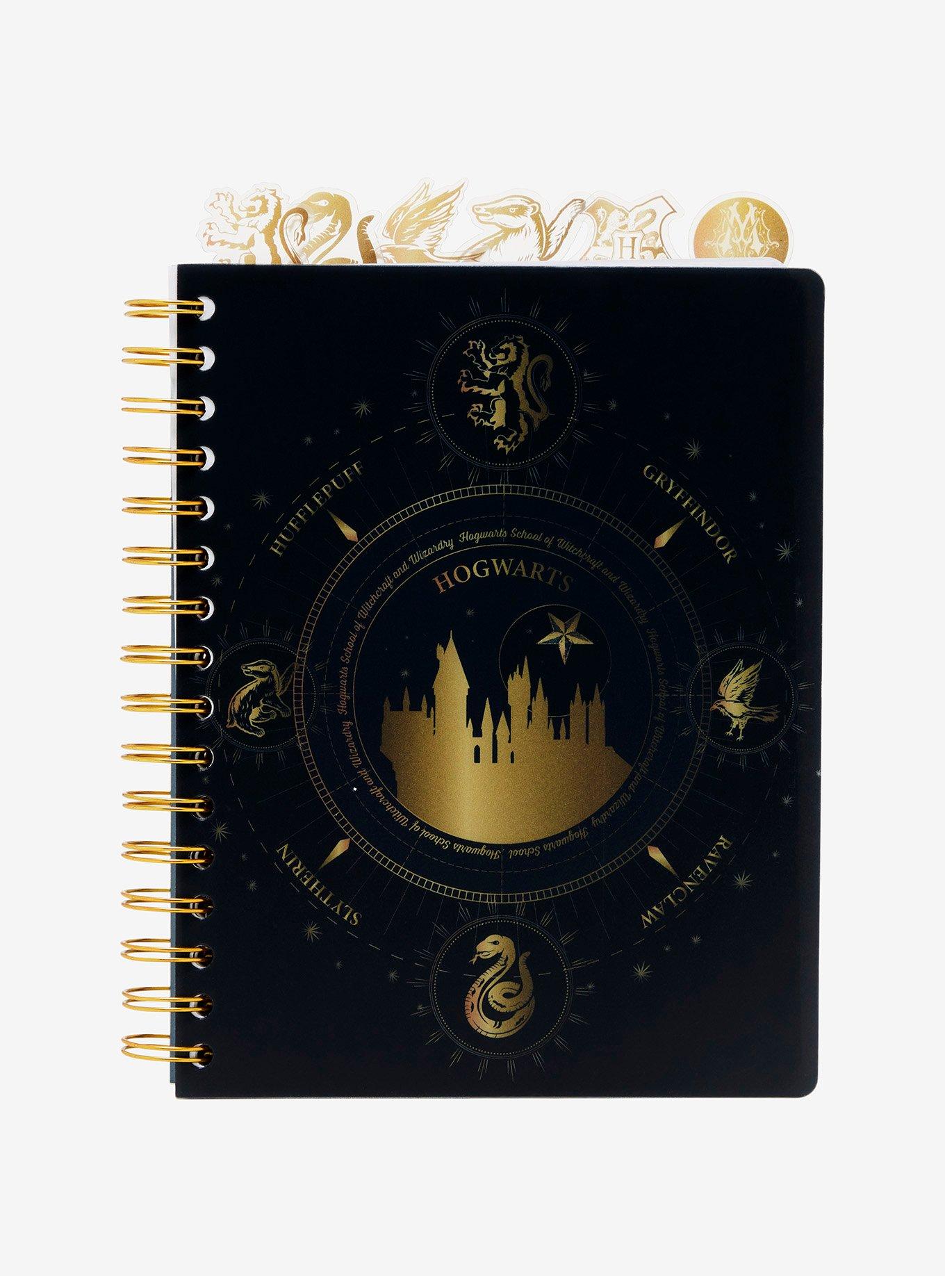 Harry Potter Gold Hogwarts Houses Figural Tab Journal, , hi-res