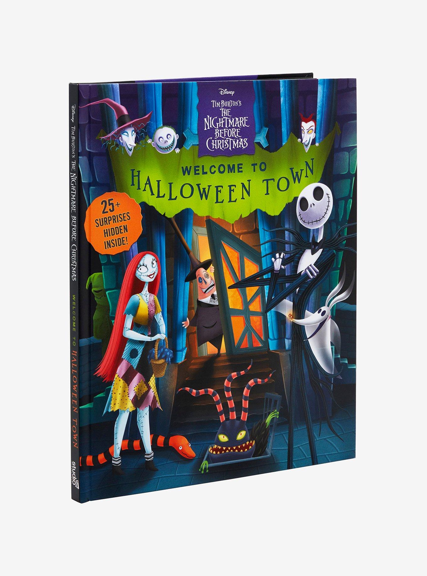 Disney The Nightmare Before Christmas Welcome to Halloween Town Story Book, , hi-res