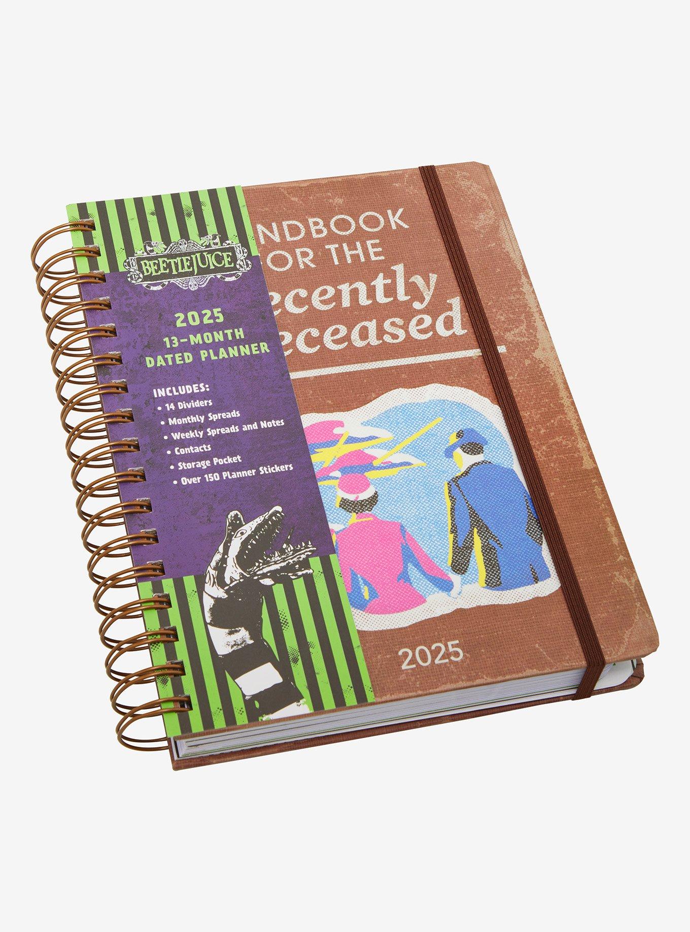 Beetlejuice Handbook for the Recently Deceased 13-Month Dated 2025 Planner