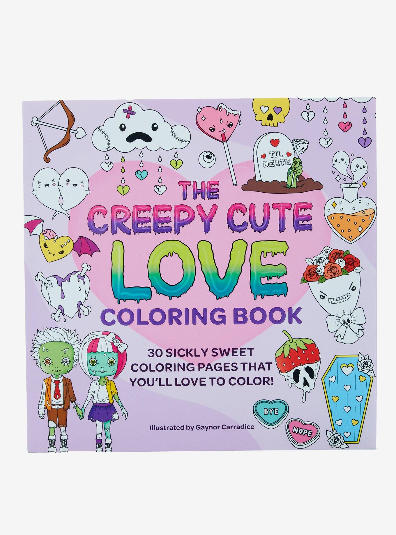 The Creepy Cute Love Coloring Book, , hi-res