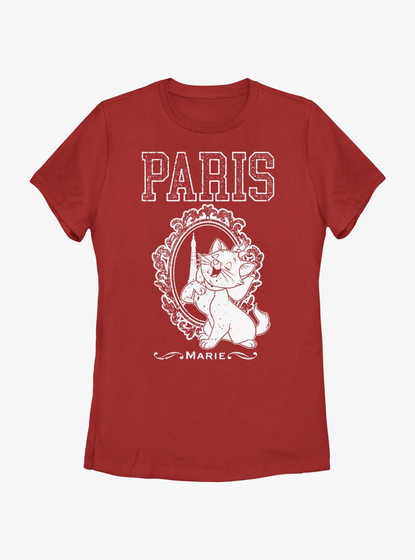 Disney The Aristocats Marie In Paris Portrait Womens T-Shirt, RED, hi-res