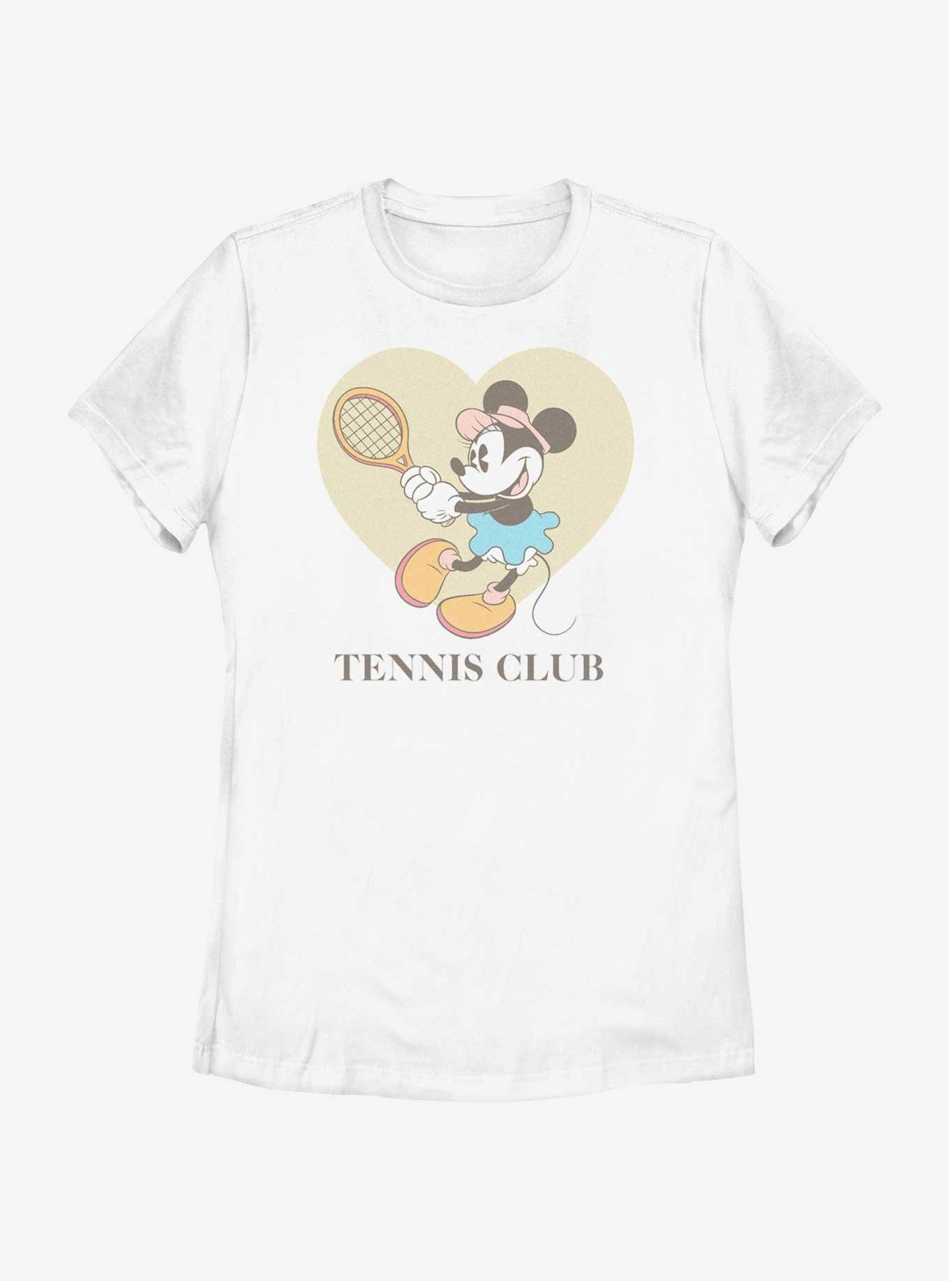 Disney Minnie Mouse Tennis Club Womens T-Shirt, WHITE, hi-res