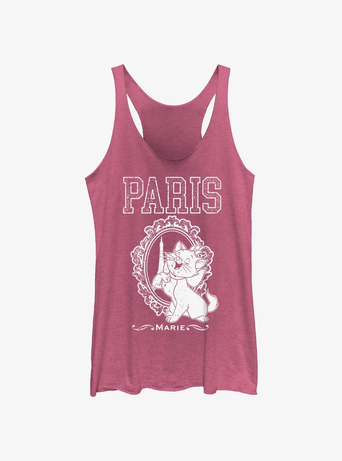 Disney The Aristocats Marie In Paris Portrait Womens Tank Top, PINK HTR, hi-res