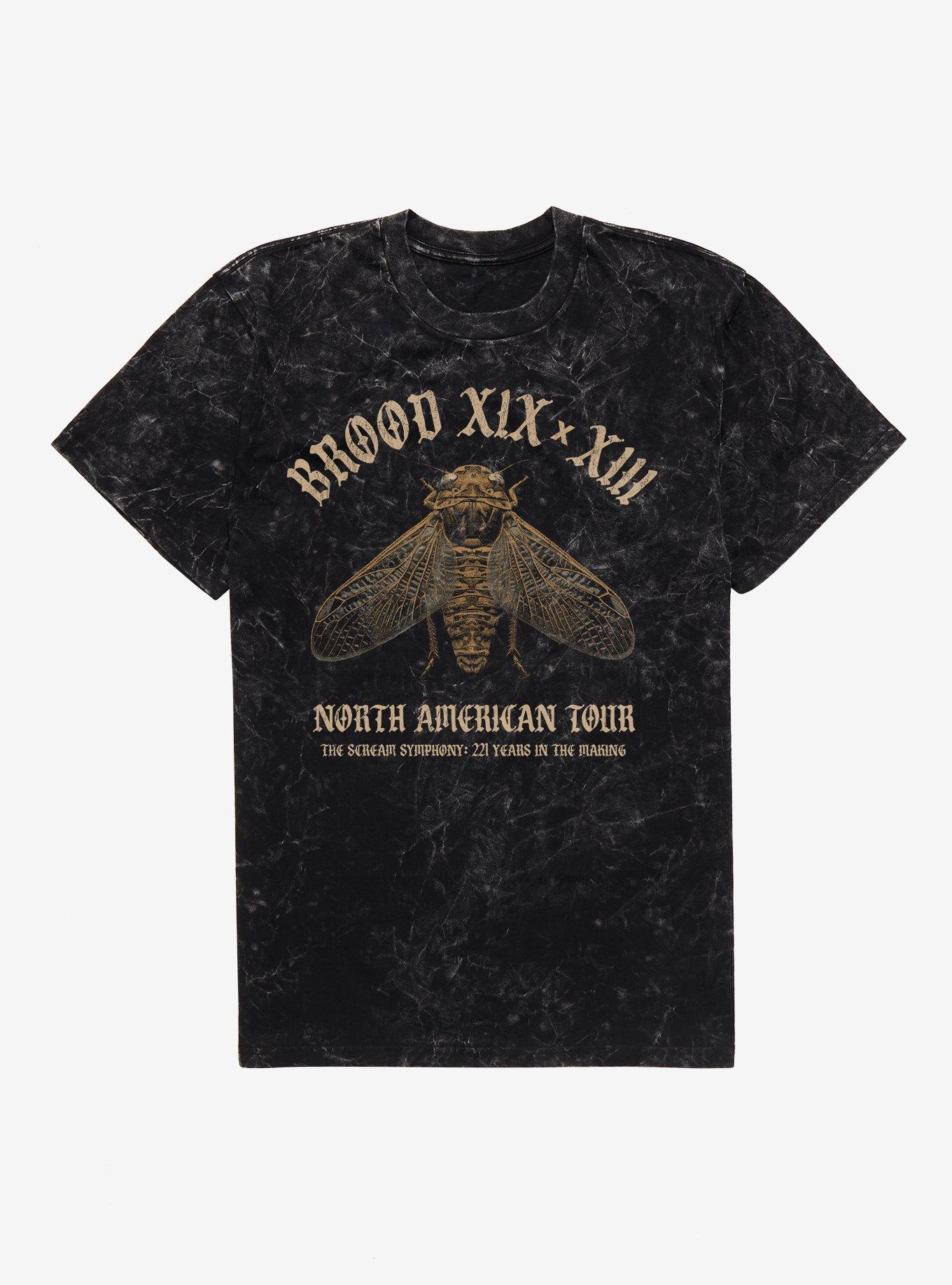 Cicada Tour Mineral Wash T-Shirt, , hi-res