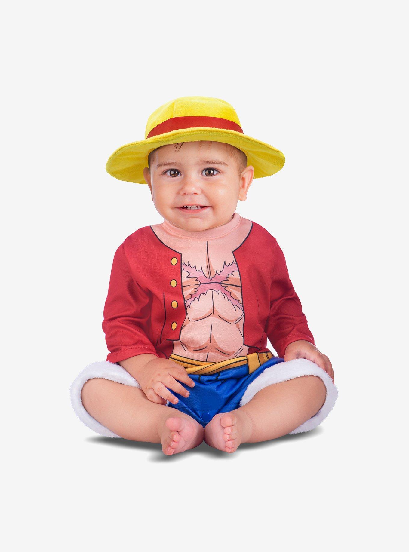 One Piece Luffy Infant Toddler Costume, MULTI, hi-res