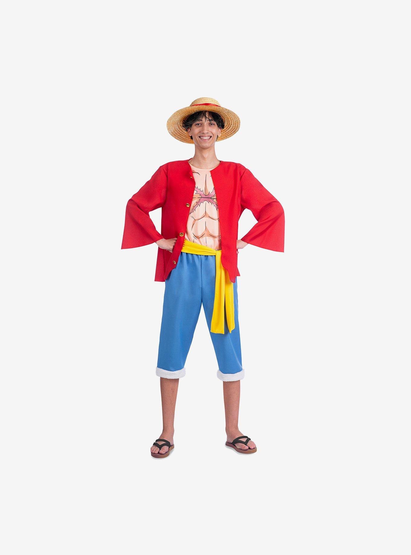 One Piece Luffy Adult Costume, MULTI, hi-res