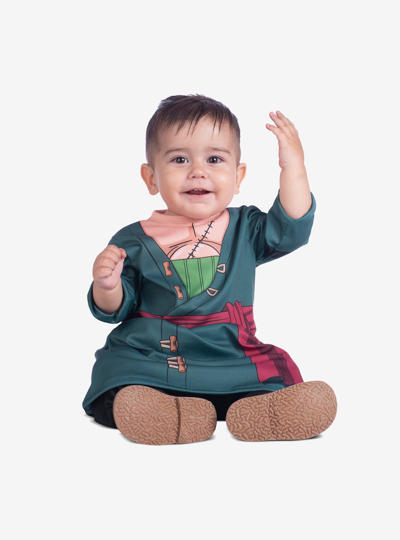 One Piece Roronoa Zoro Infant Toddler Costume, MULTI, hi-res