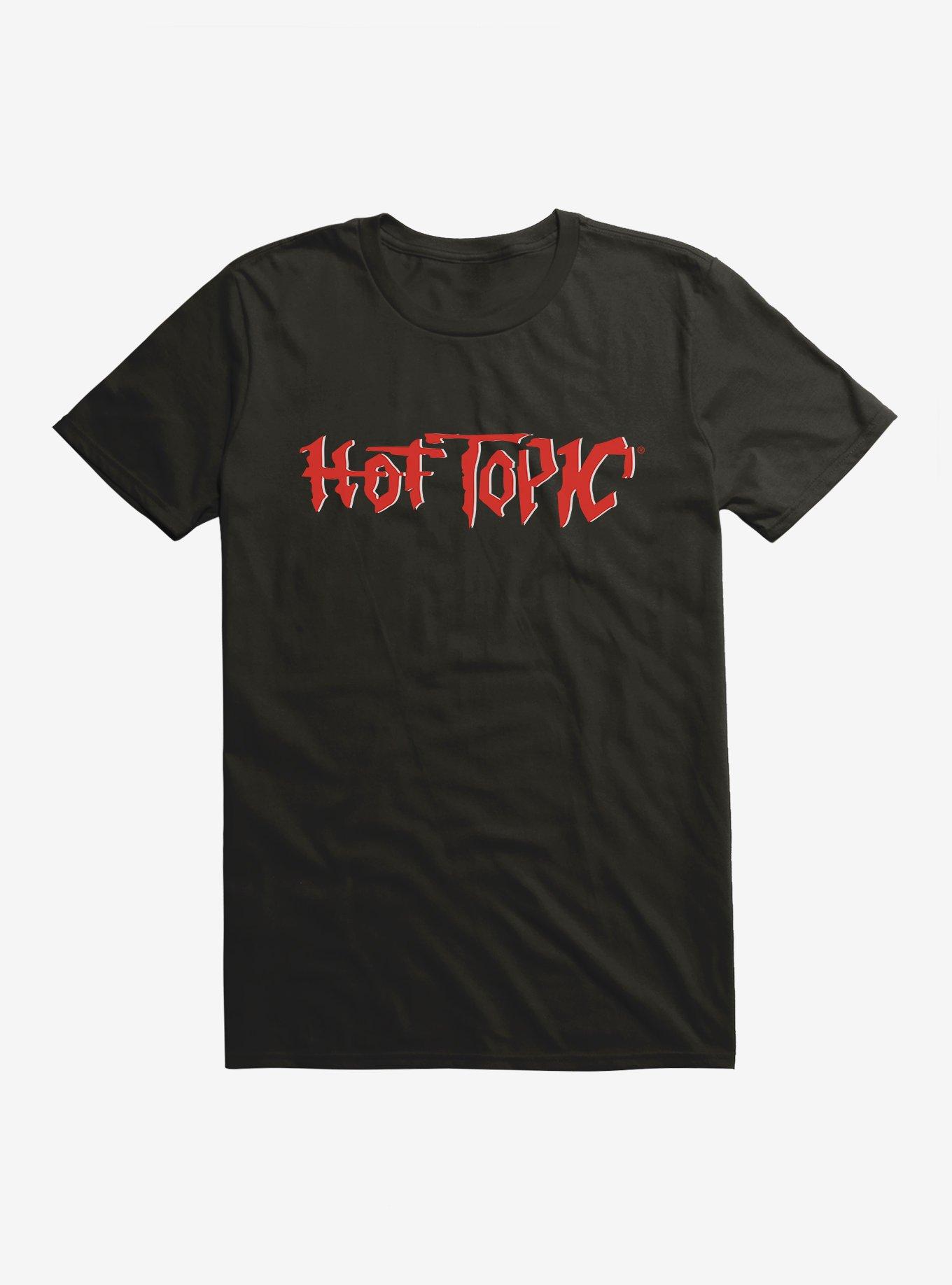 Hot Topic OG Logo T-Shirt, BLACK, hi-res
