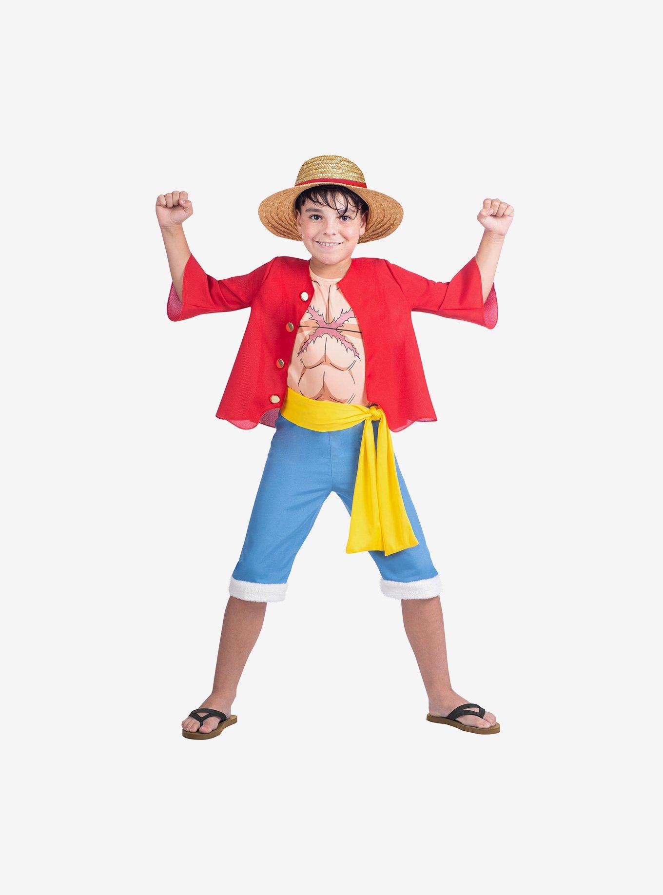 One Piece Luffy Youth Costume, MULTI, hi-res