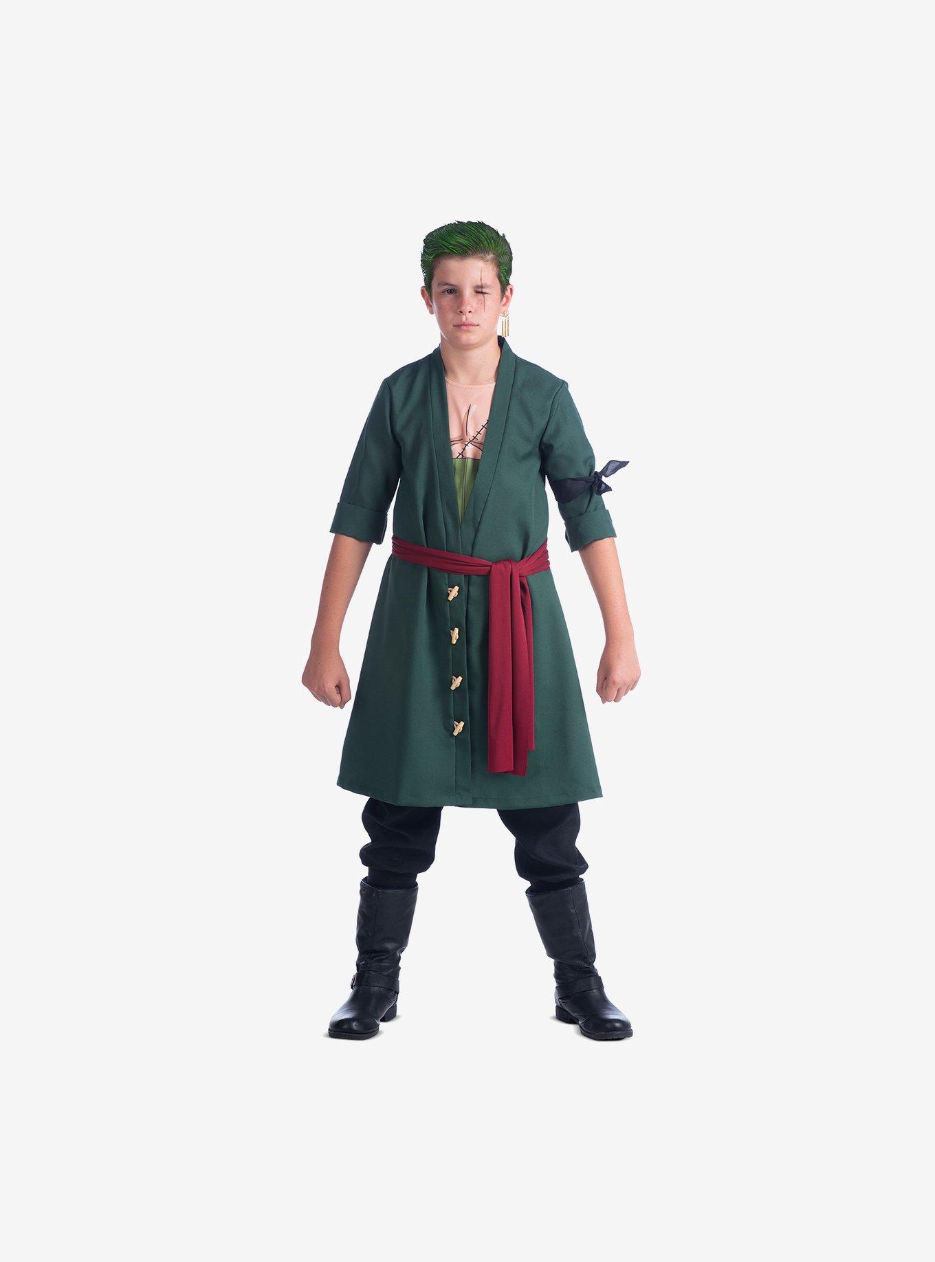 One Piece Roronoa Zoro Youth Costume, , hi-res