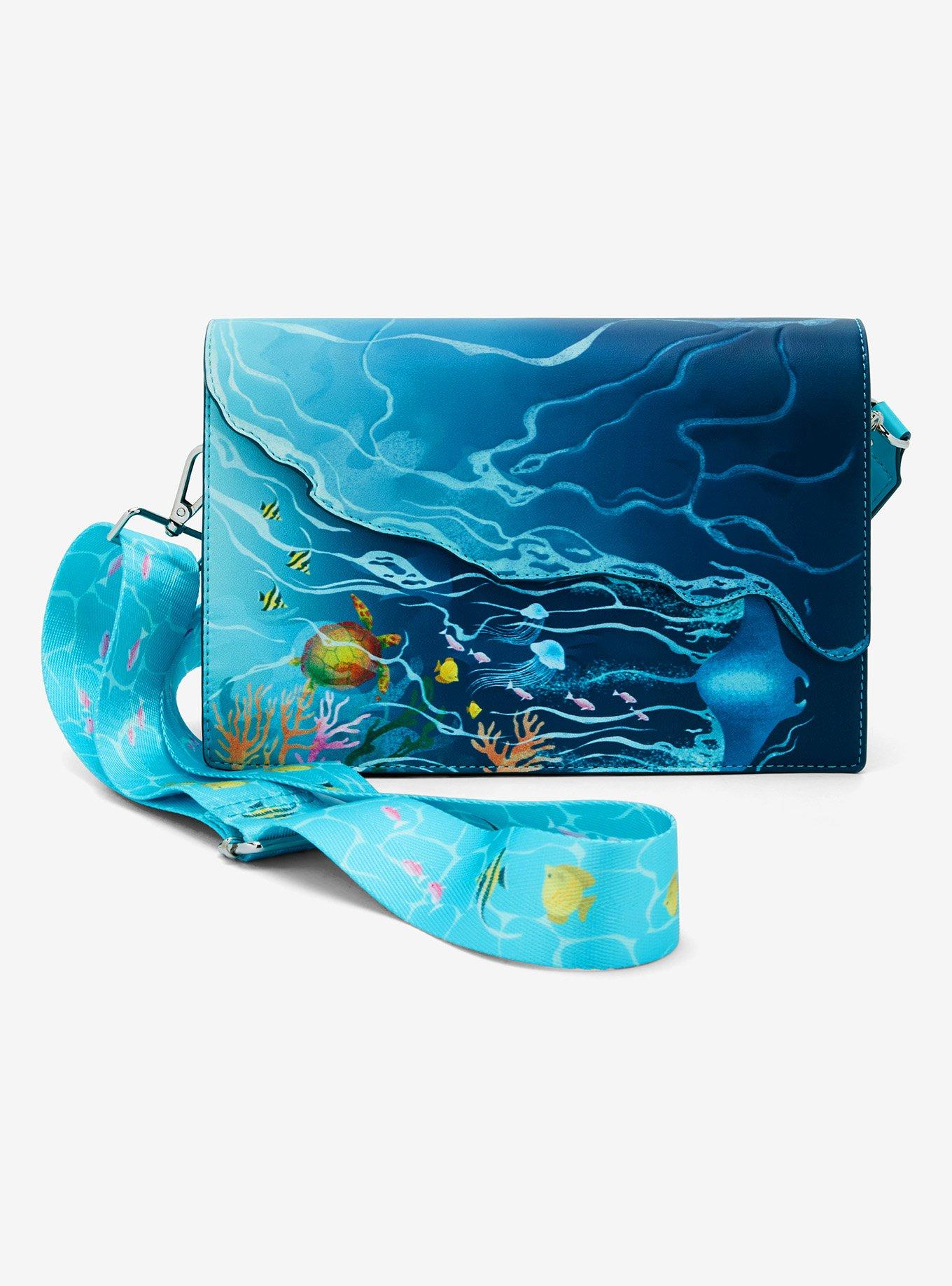 loungefly Young Moana Ocean Wave Crossbody Bag Moana Princess Scene Series Crossbody Bag main image 2