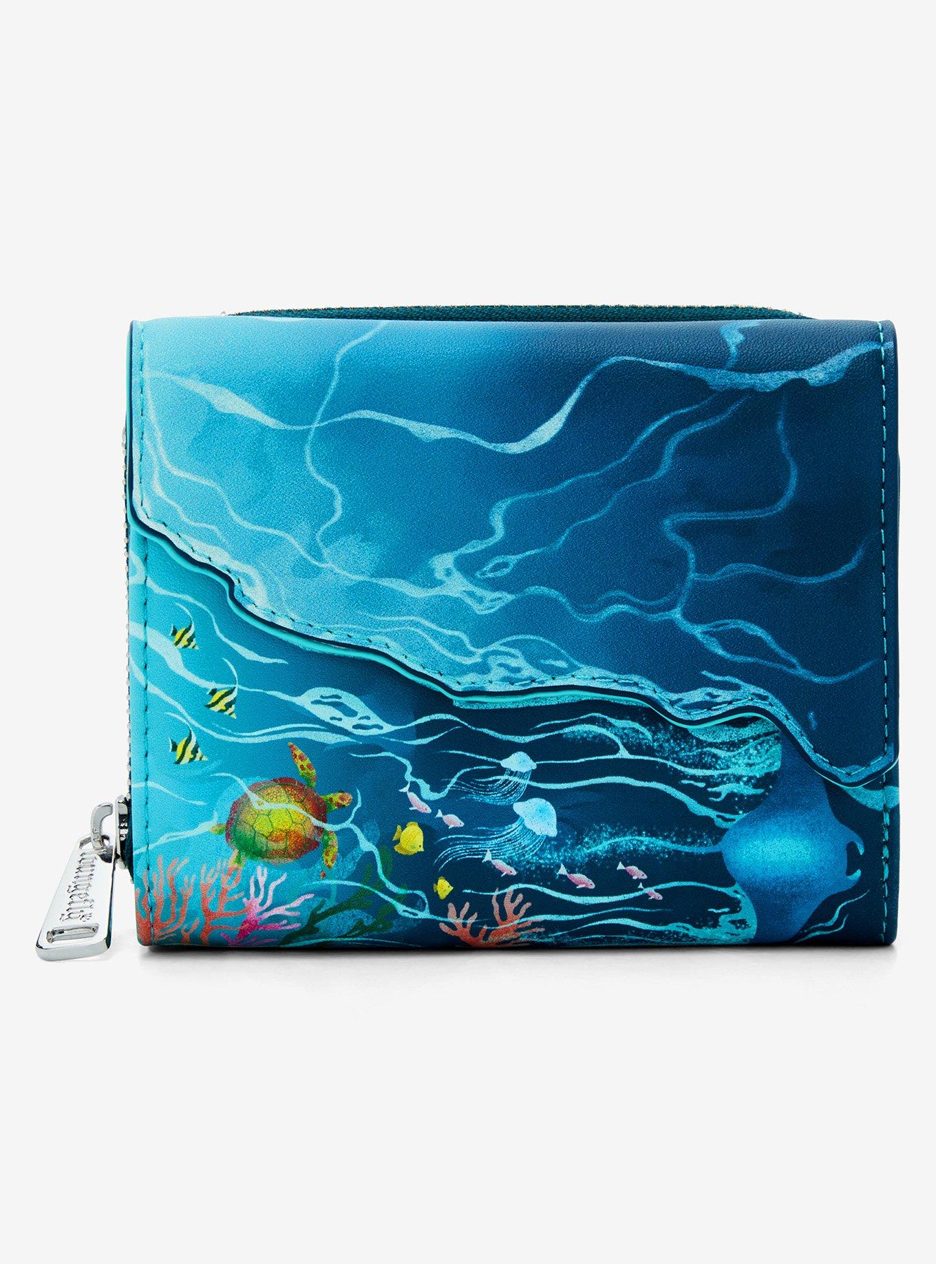 Loungefly Disney Moana Ocean Wave Wallet — BoxLunch Exclusive, , hi-res