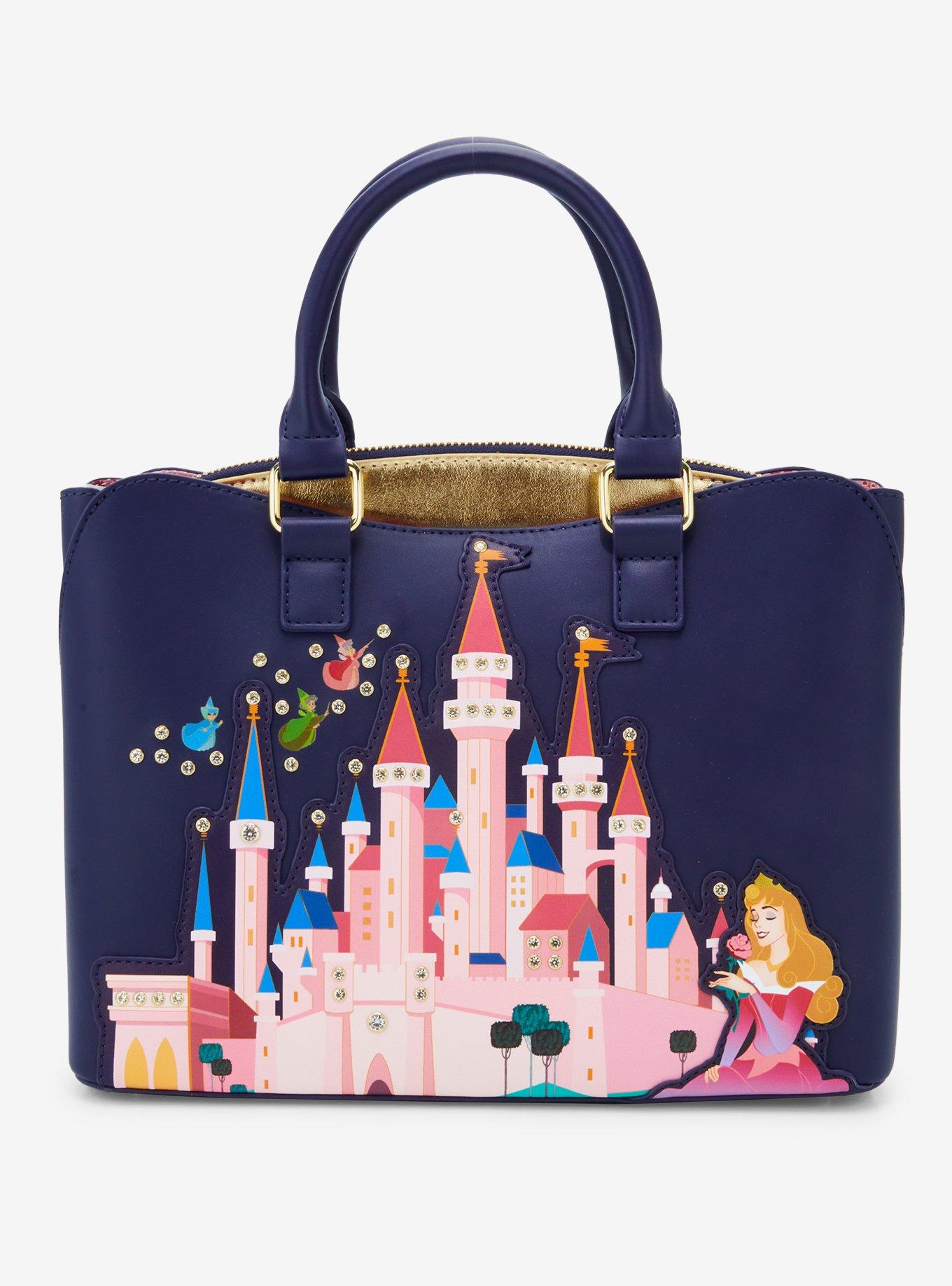 Sleeping beauty castle loungefly deals