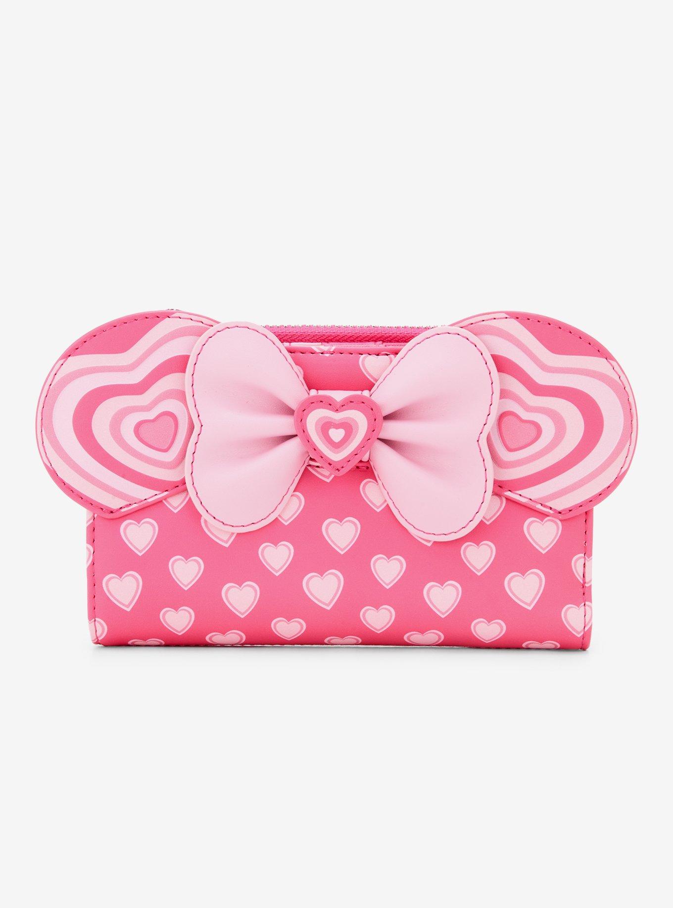 Loungefly Disney Mickey & Minnie Mouse Heart Ears Wallet- BoxLunch Exclusive, , hi-res