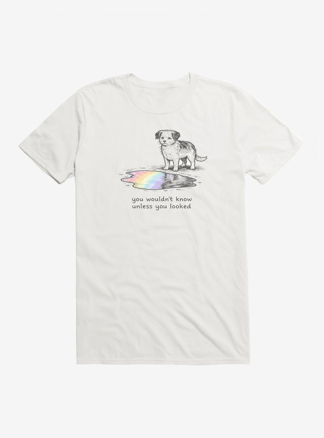 Dog Rainbow Reflection T-Shirt, , hi-res