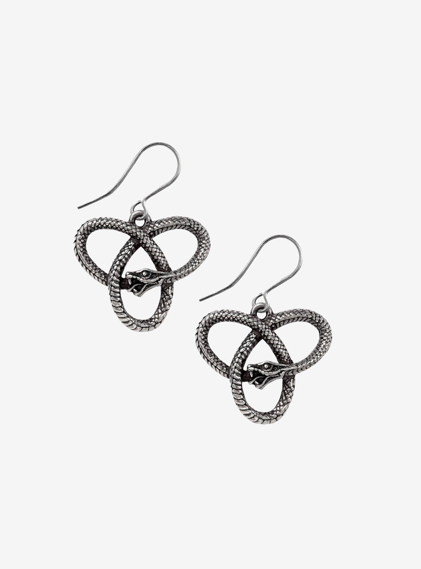 Alchemy Of England Eve's Triquetra Droppers Earring, , hi-res