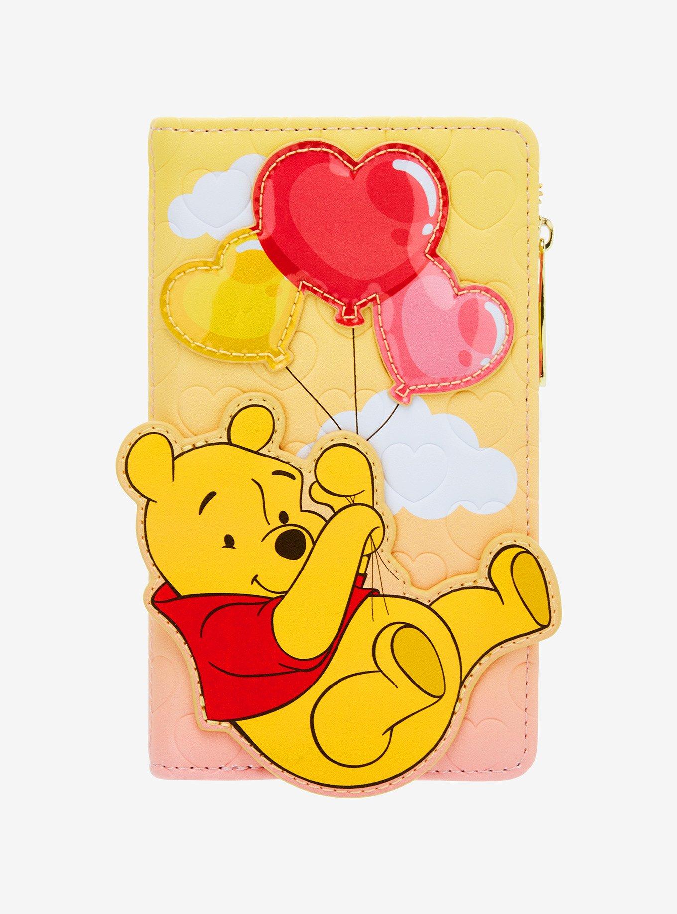 Loungefly Disney Winnie the Pooh Heart Balloon Pooh Bear Wallet - BoxLunch Exclusive, , hi-res