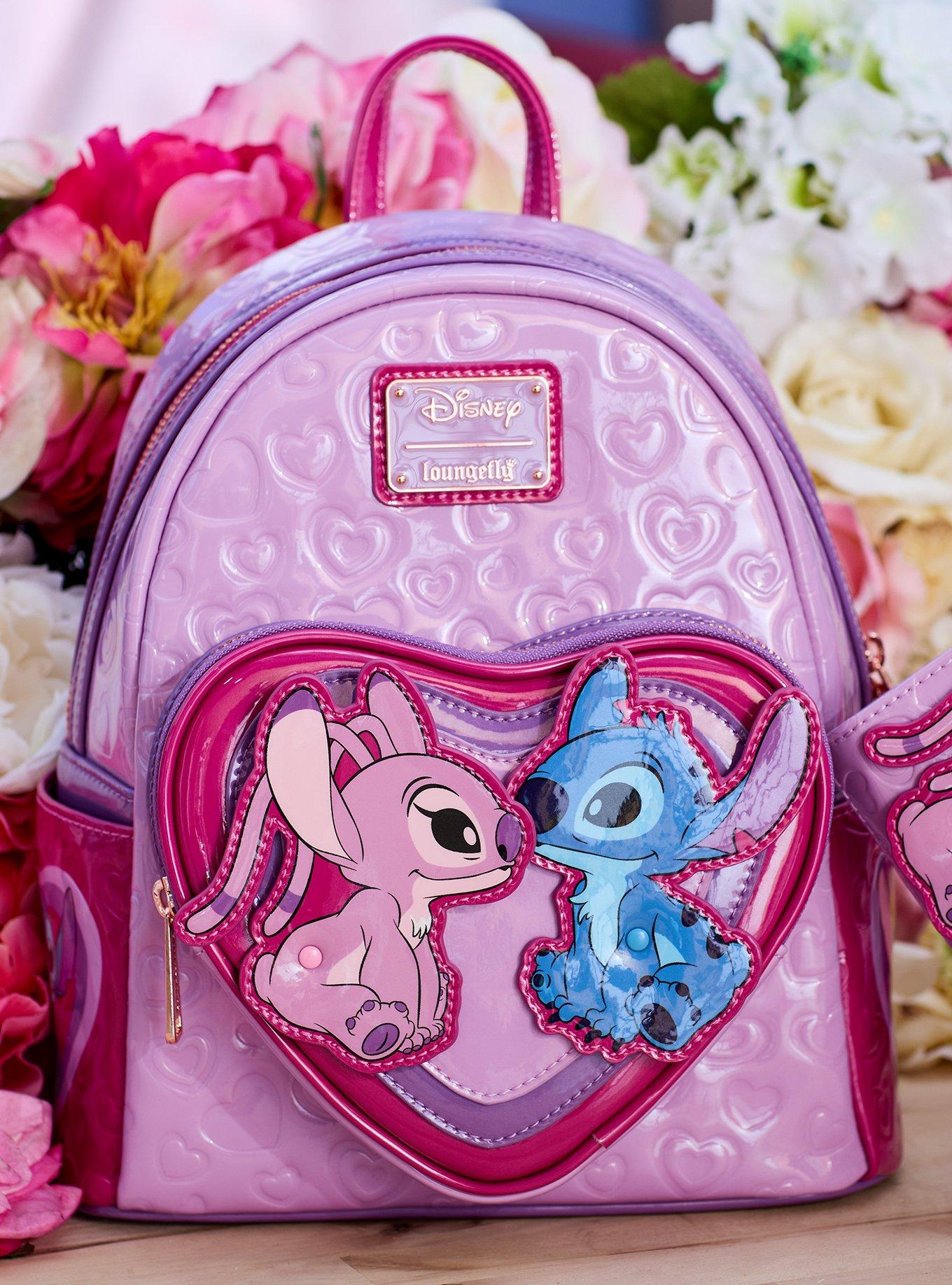 Disney Lilo & Stitch: factory Angel & Stitch Heart Backpack Bundle