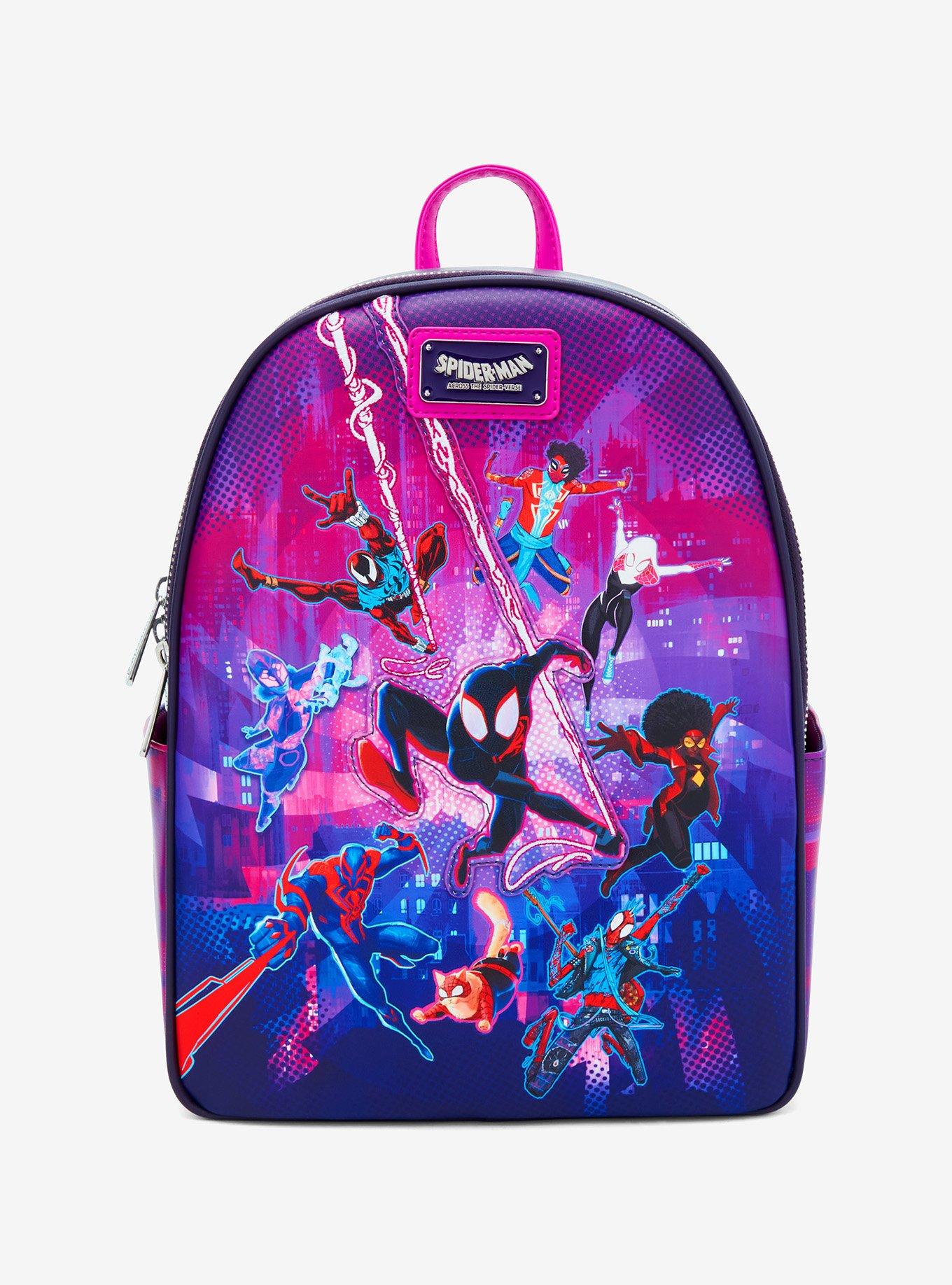 Loungefly Marvel Spider-Man: Across the Spider-Verse Group Portrait Mini Backpack - BoxLunch Exclusive, , hi-res