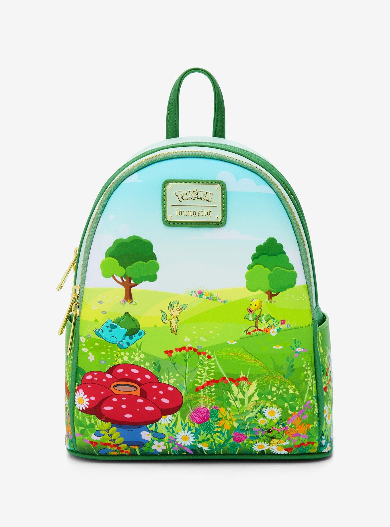 Loungefly Pokémon Grass Type Scene Mini Backpack - BoxLunch Exclusive, , hi-res