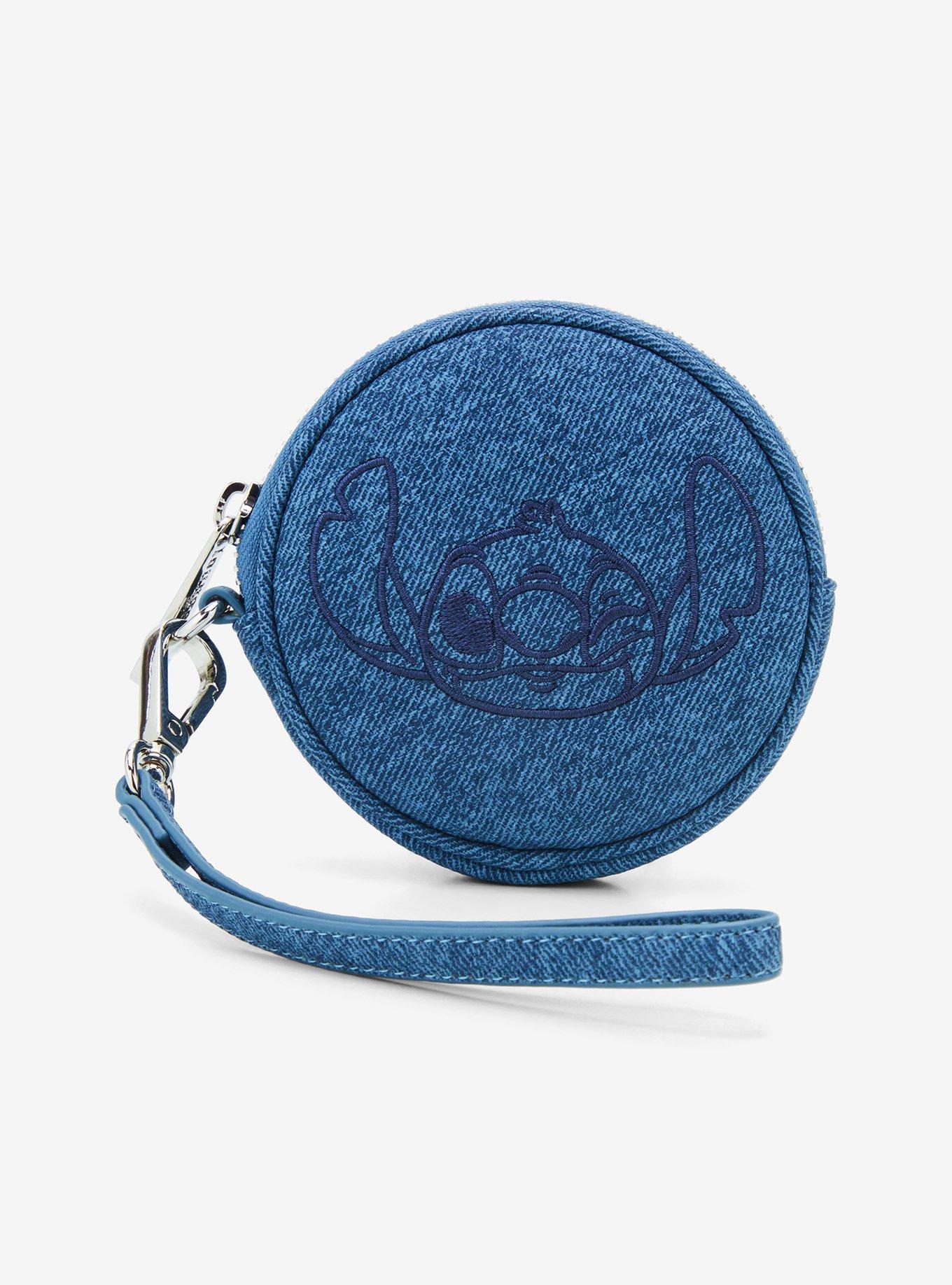 Loungefly Disney Lilo & Stitch Denim Stitch Coin Purse - BoxLunch Exclusive, , hi-res