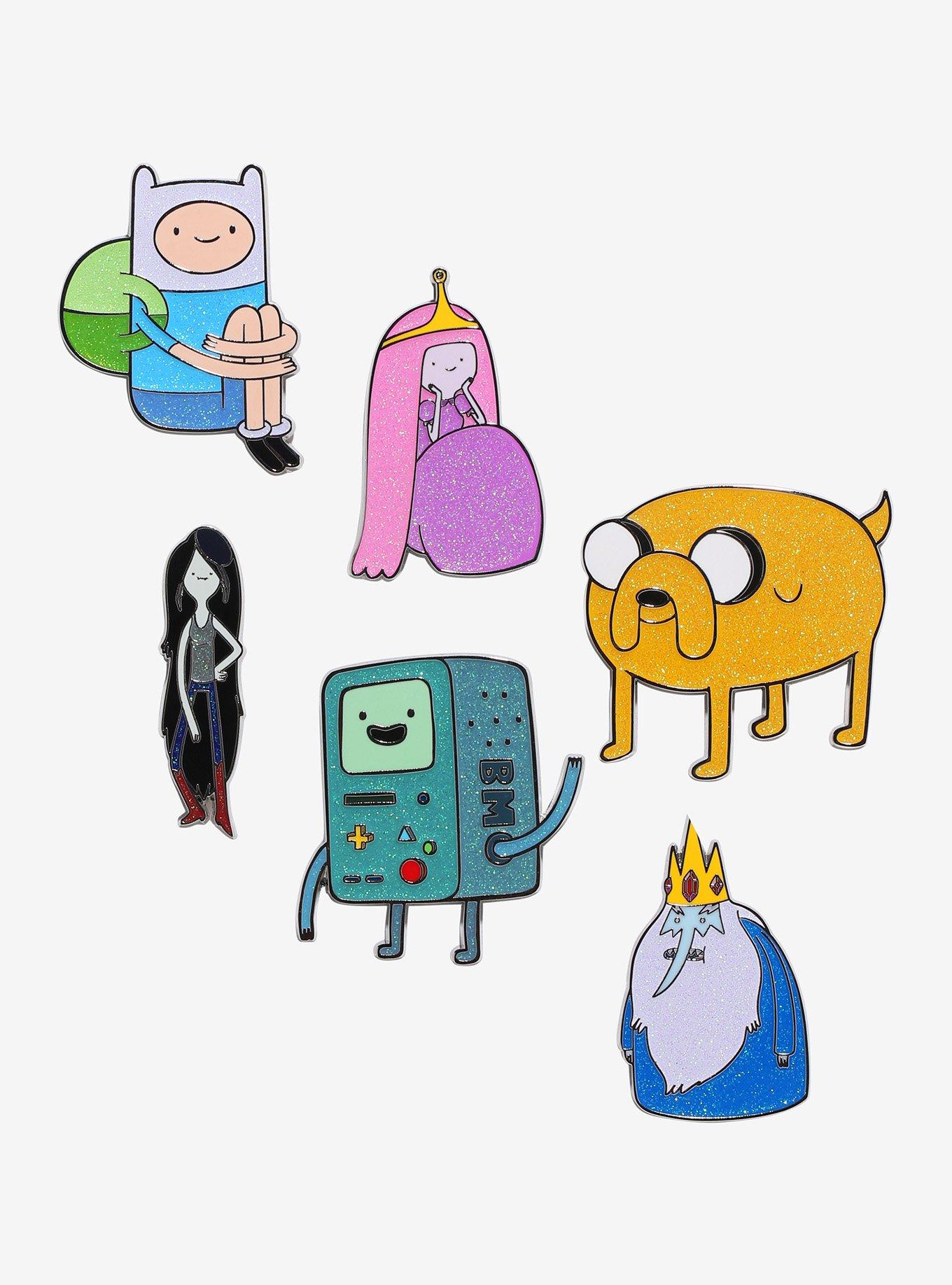 Adventure Time Character Glitter Blind Box Enamel Pin, , hi-res