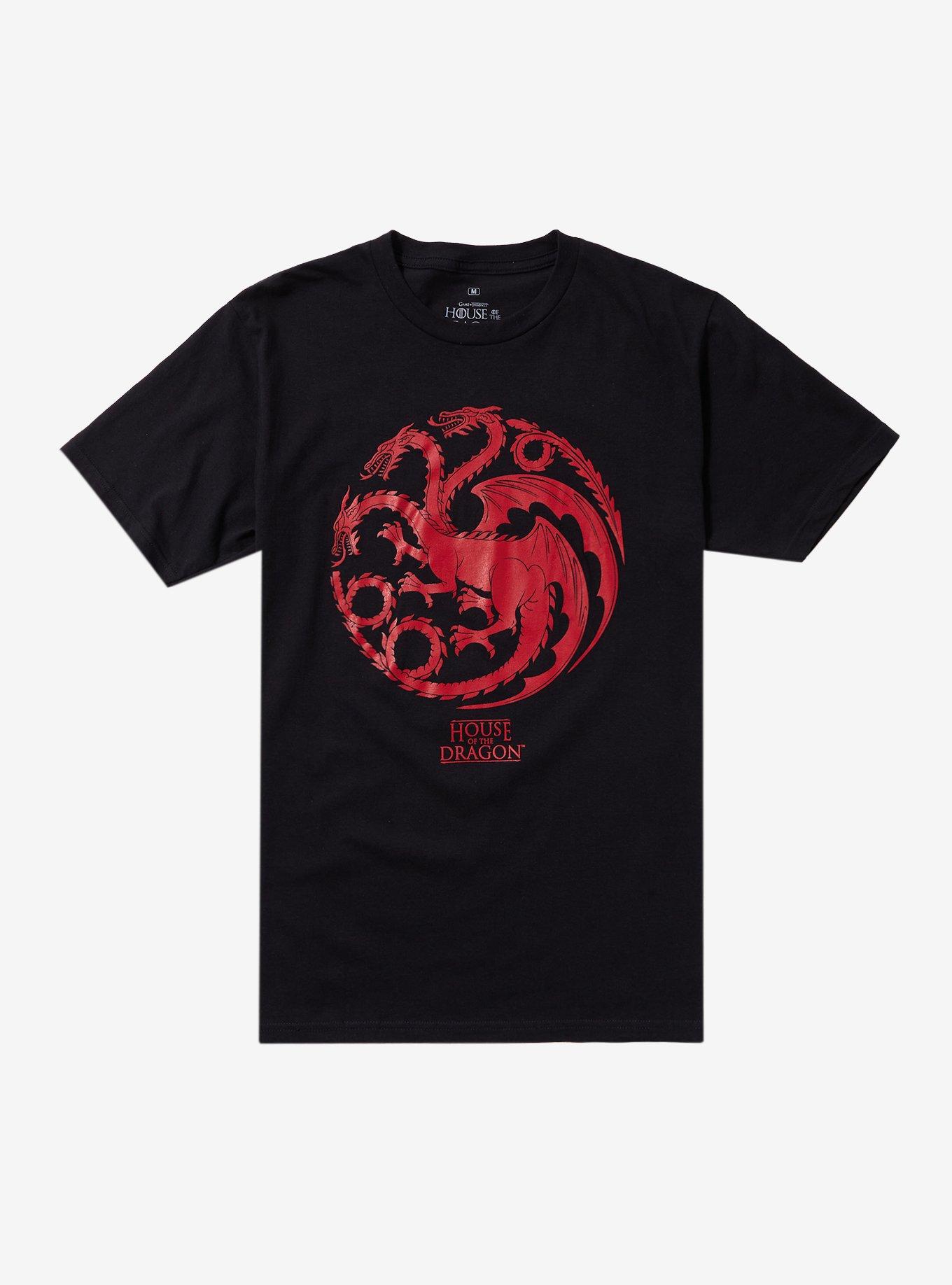 House Of The Dragon House Targaryen T-Shirt, BLACK, hi-res