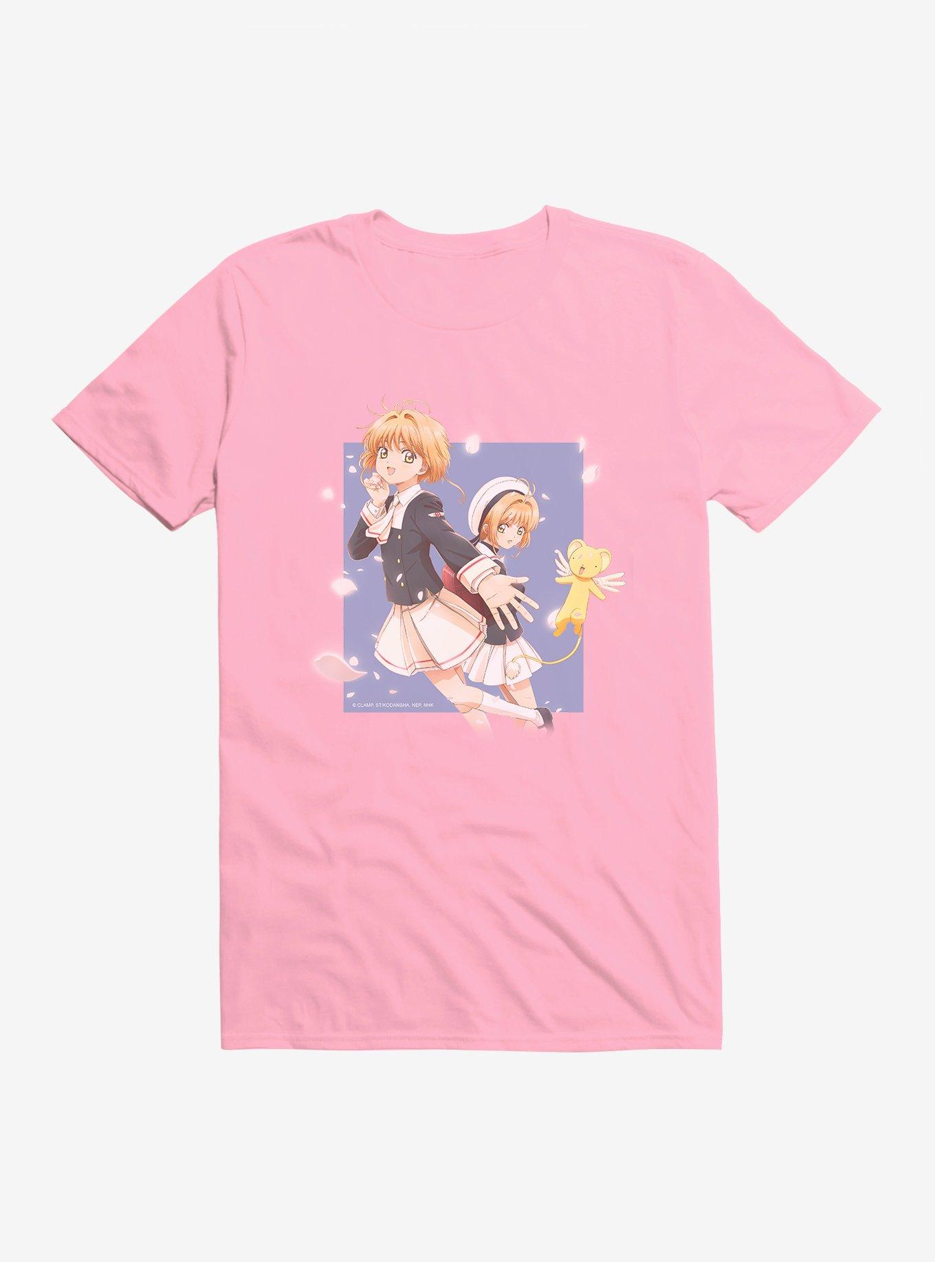 Cardcaptor Sakura School Buddies Square T-Shirt - PINK | Hot Topic