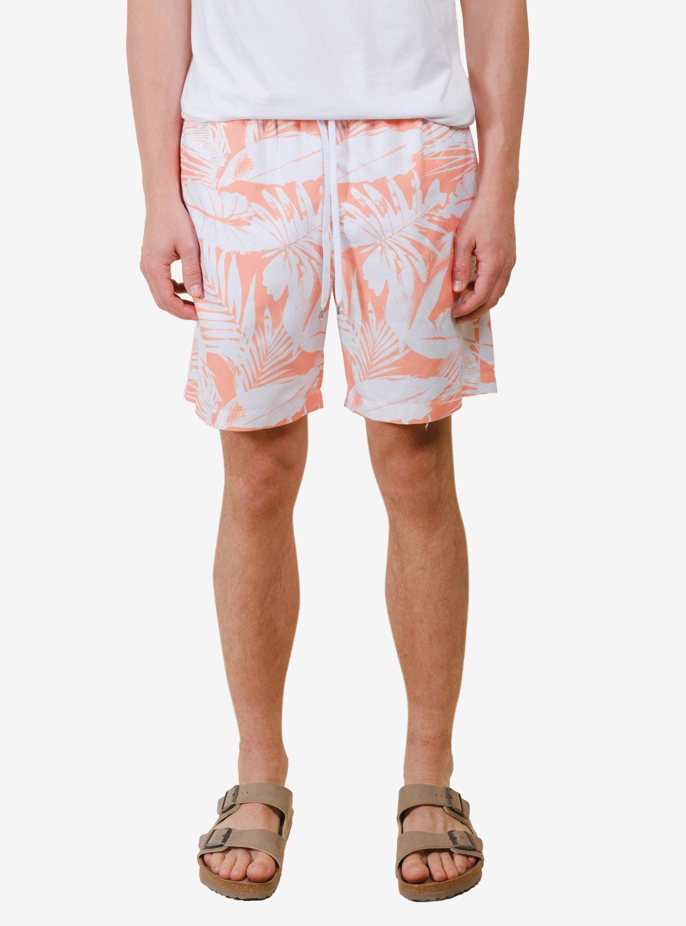 Tropical Contrast Swim Trunk