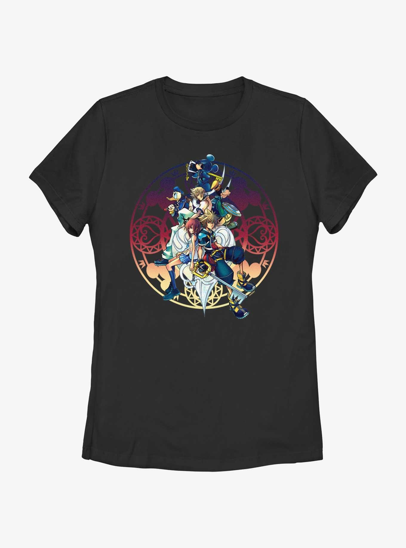 Disney Kingdom Hearts Cloud Sitting Womens T-Shirt