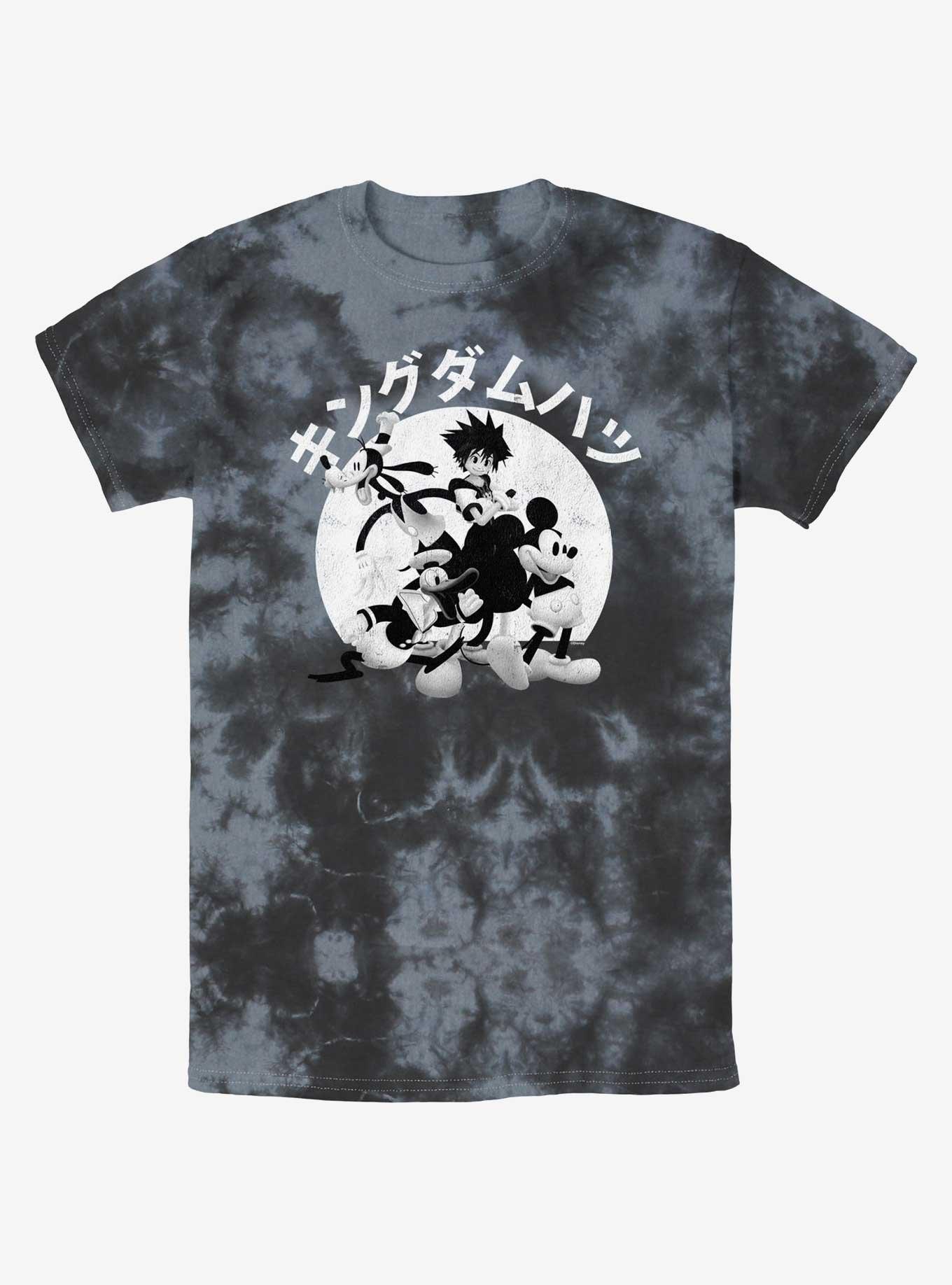 Disney Kingdom Hearts Classic Gang Tie-Dye T-Shirt, BLKCHAR, hi-res