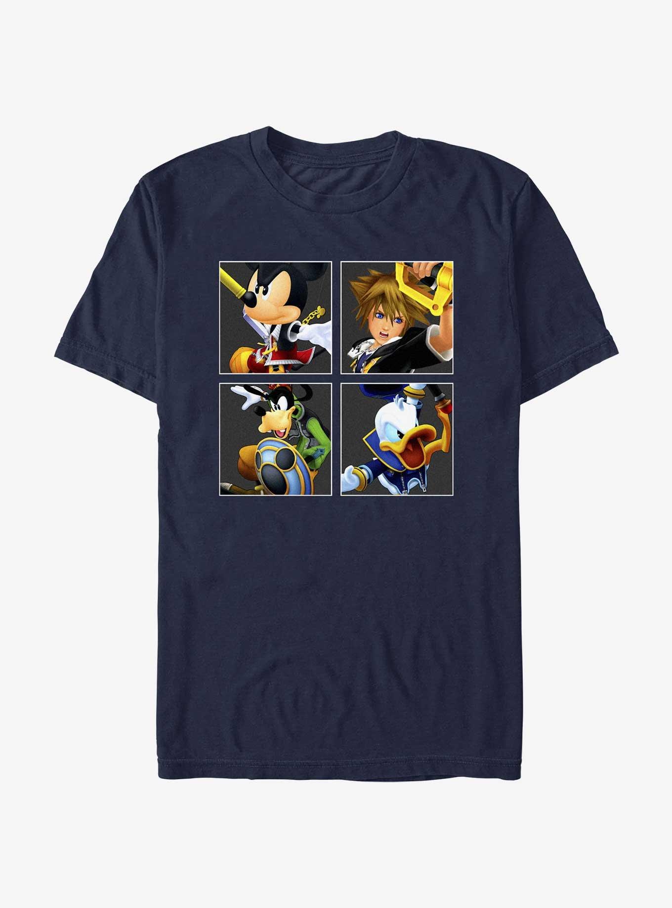 Disney Kingdom Hearts The Four Kings T-Shirt, NAVY, hi-res