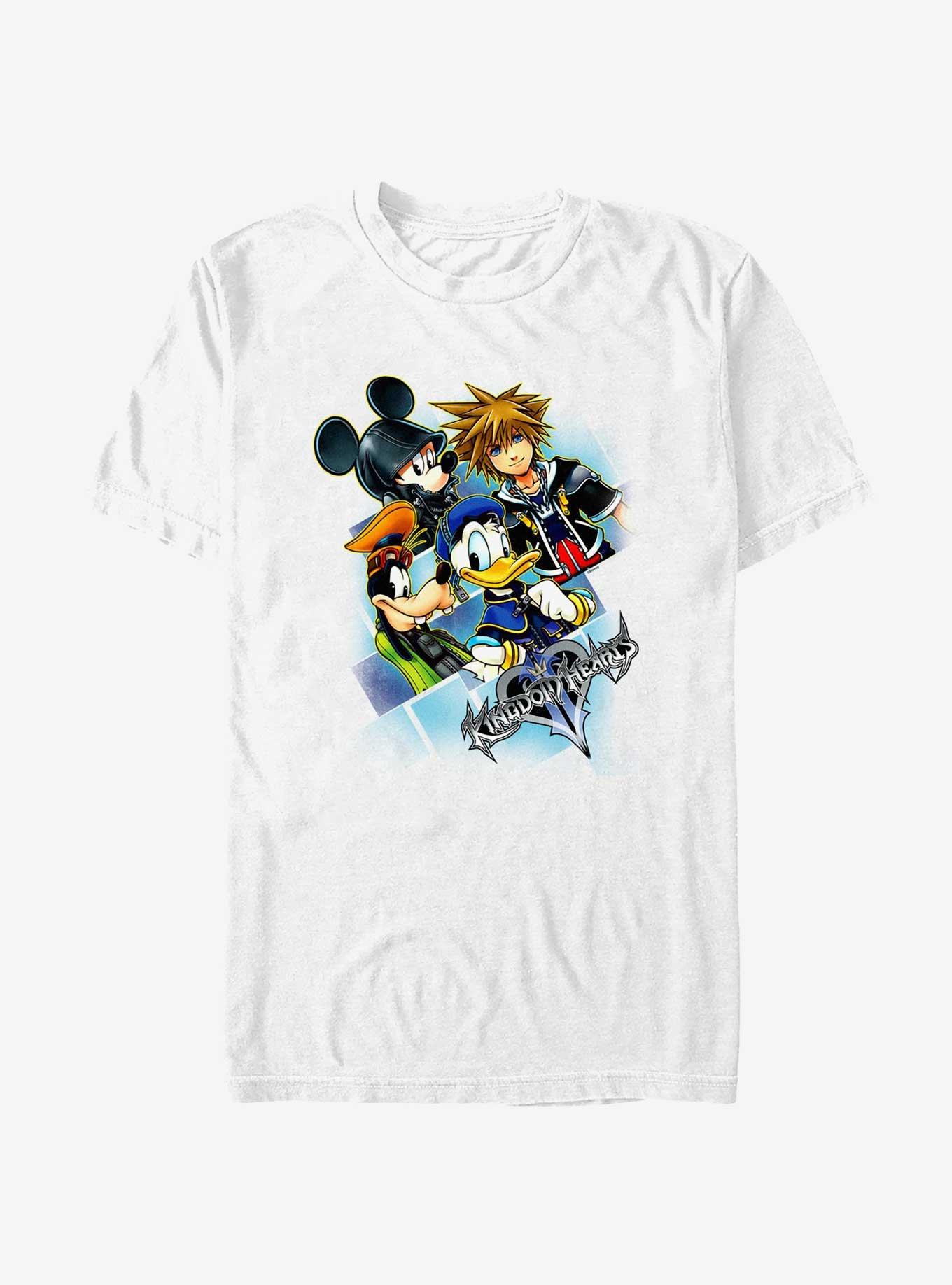 Disney Kingdom Hearts Aim At The Heart T-Shirt, WHITE, hi-res