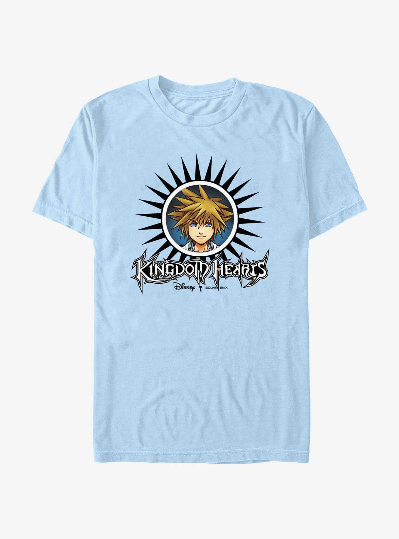 Disney Kingdom Hearts Sora Icon T-Shirt, LT BLUE, hi-res