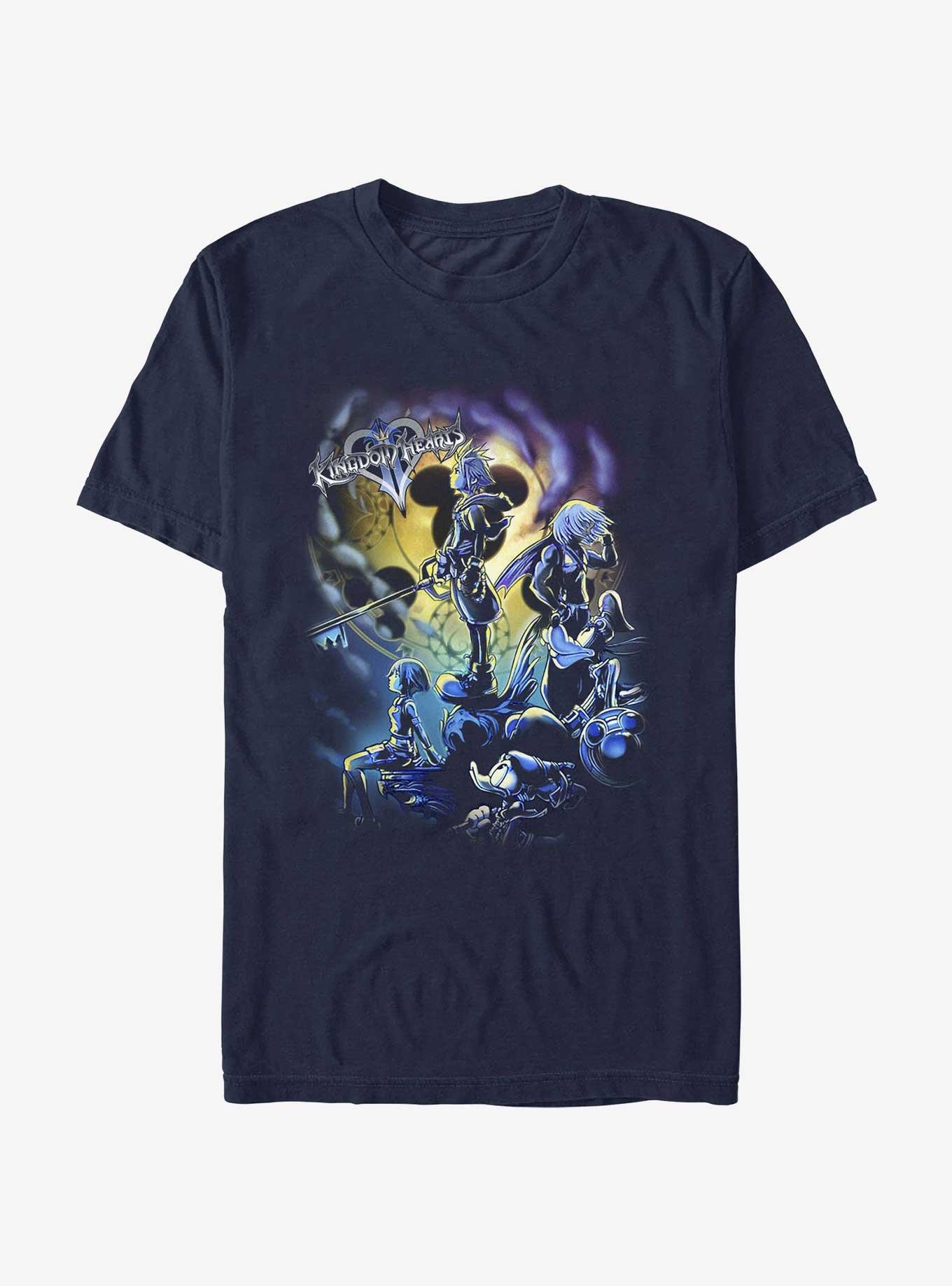 Disney Kingdom Hearts Descent Into Darkness T-Shirt, NAVY, hi-res