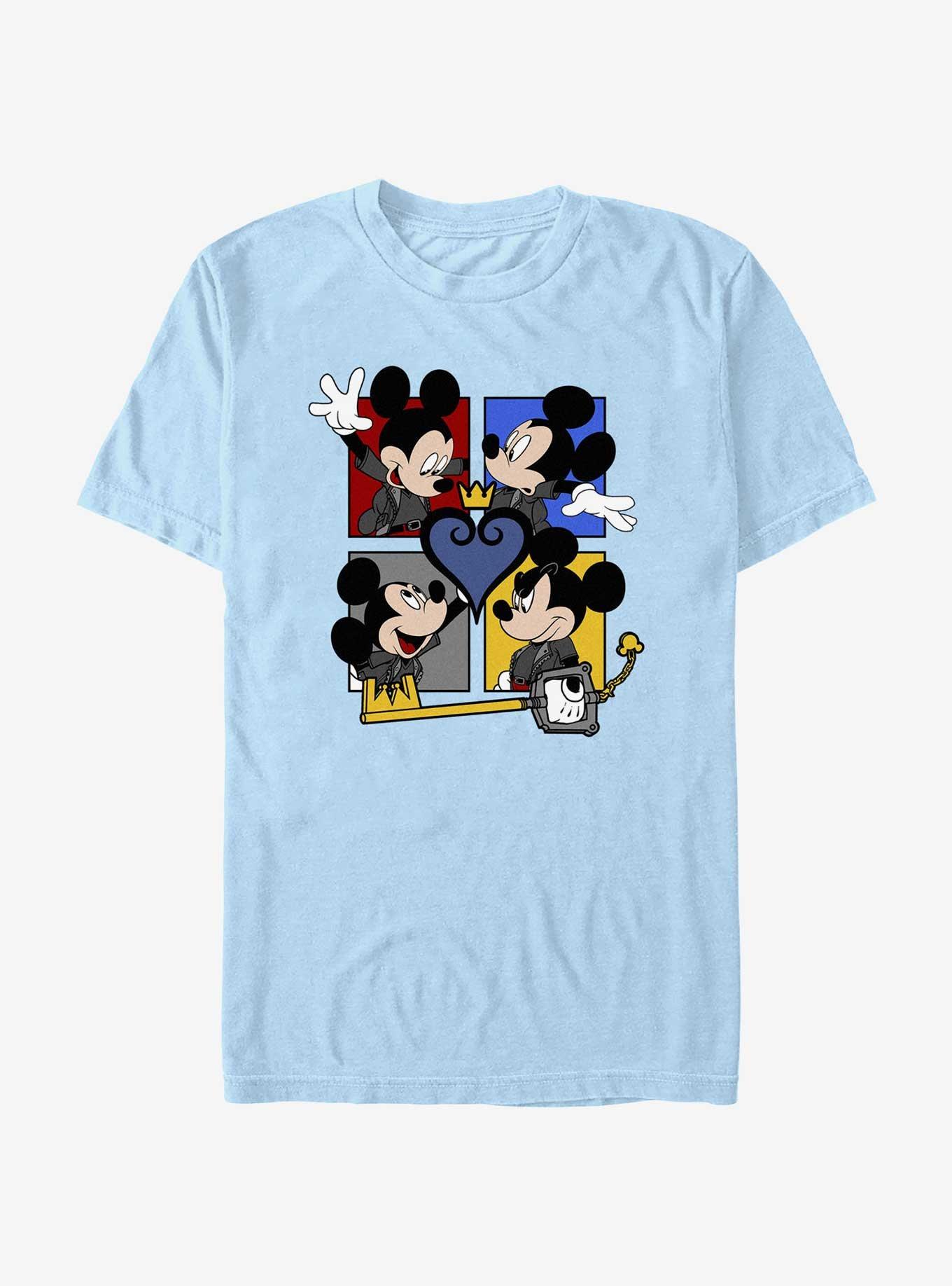 Disney Kingdom Hearts King Mickey T-Shirt, LT BLUE, hi-res