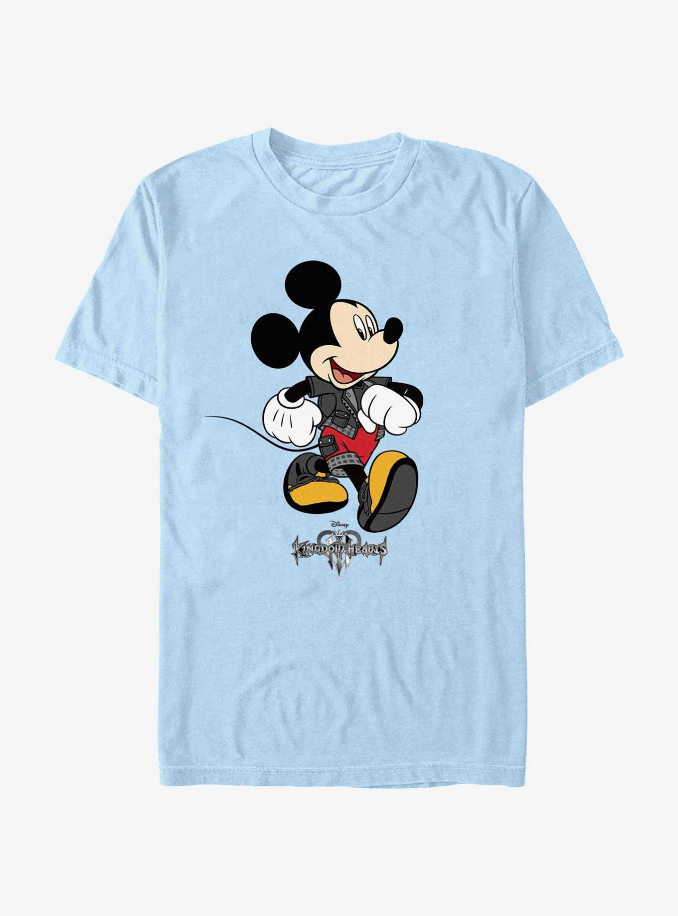 Disney Kingdom Hearts Mickey Strut T-Shirt, LT BLUE, hi-res