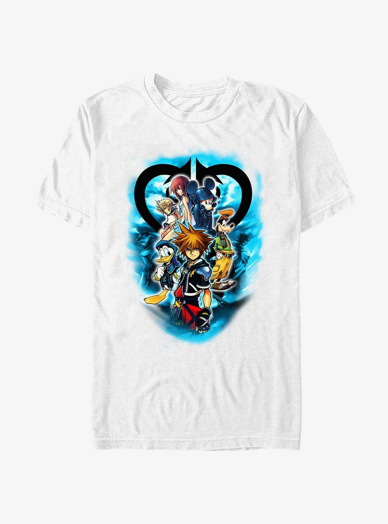 Disney Kingdom Hearts Game Flip T-Shirt, WHITE, hi-res