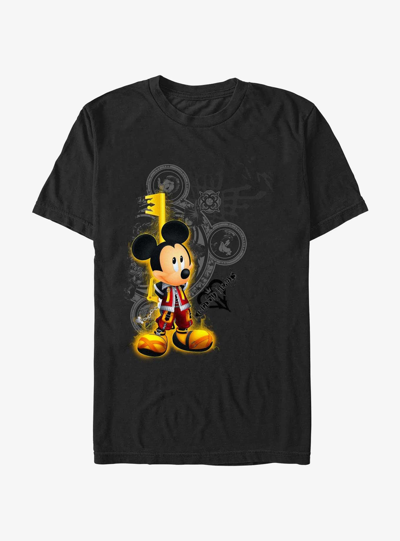 Disney Kingdom Hearts Mick Key T-Shirt, BLACK, hi-res