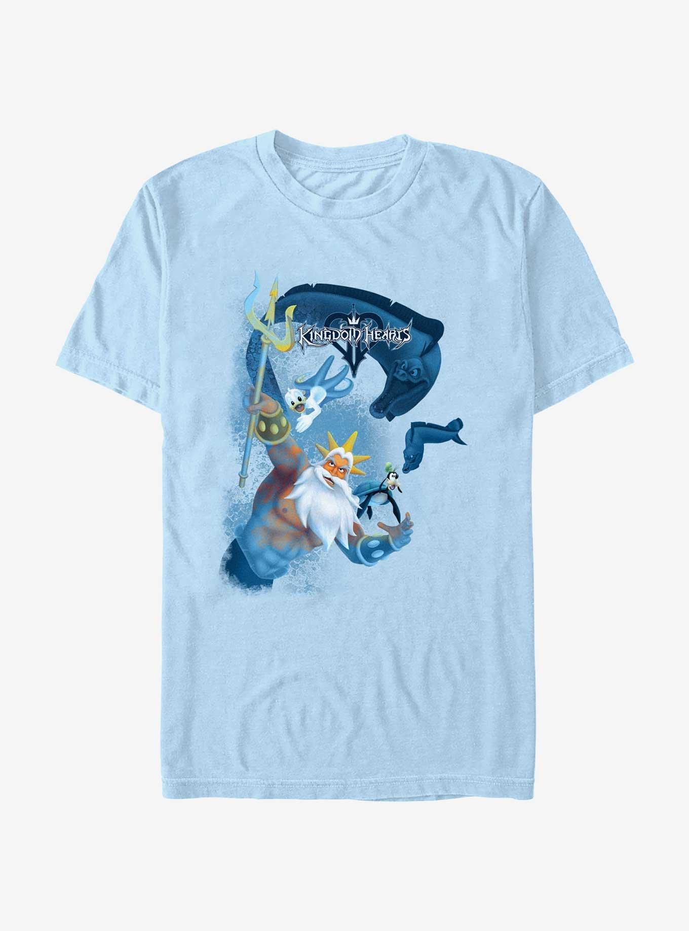 Disney Kingdom Hearts Oceanic T-Shirt, LT BLUE, hi-res