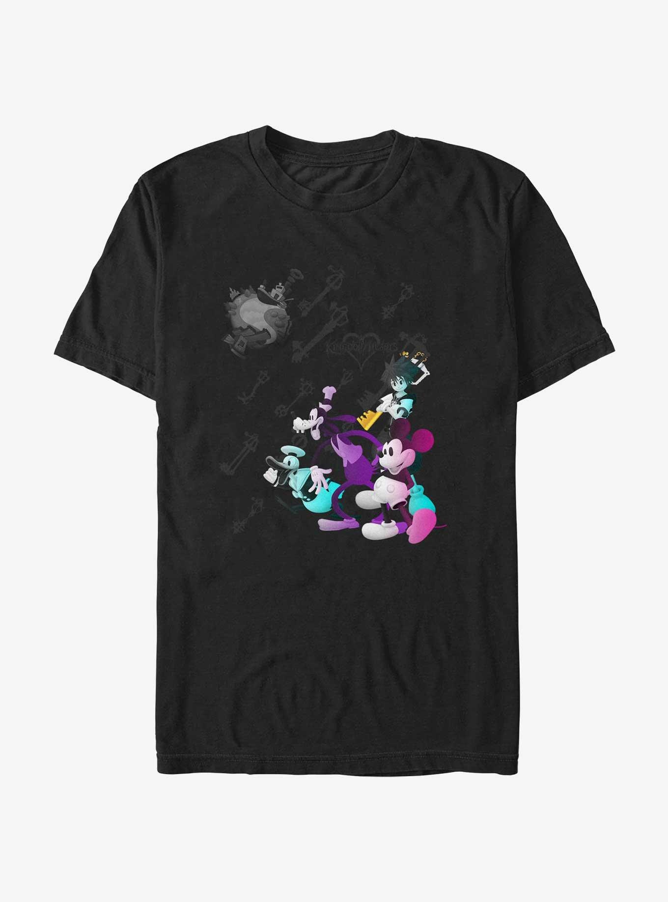 Disney Kingdom Hearts Gradient Lock T-Shirt, , hi-res