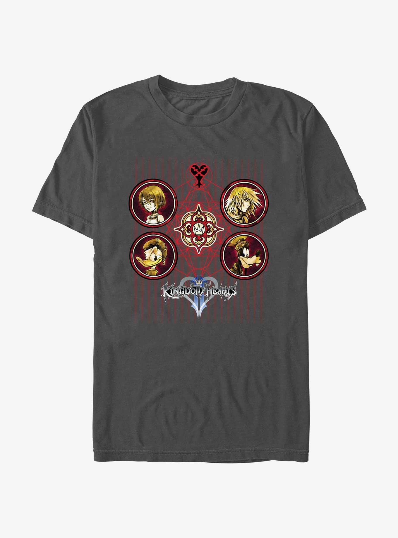 Disney Kingdom Hearts Metatrons Heart T-Shirt, CHARCOAL, hi-res