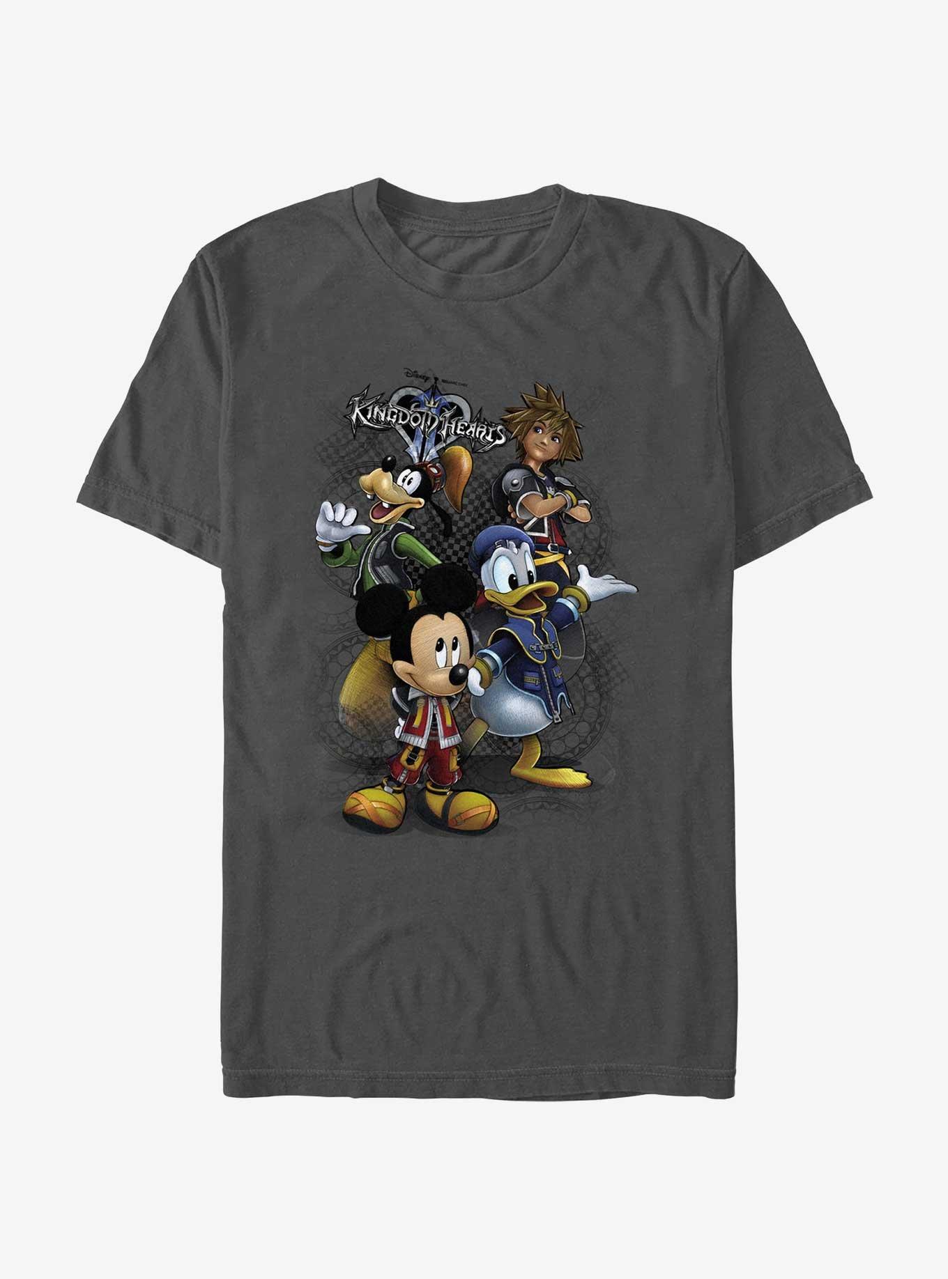 Disney Kingdom Hearts Cold Hearted T-Shirt, CHARCOAL, hi-res