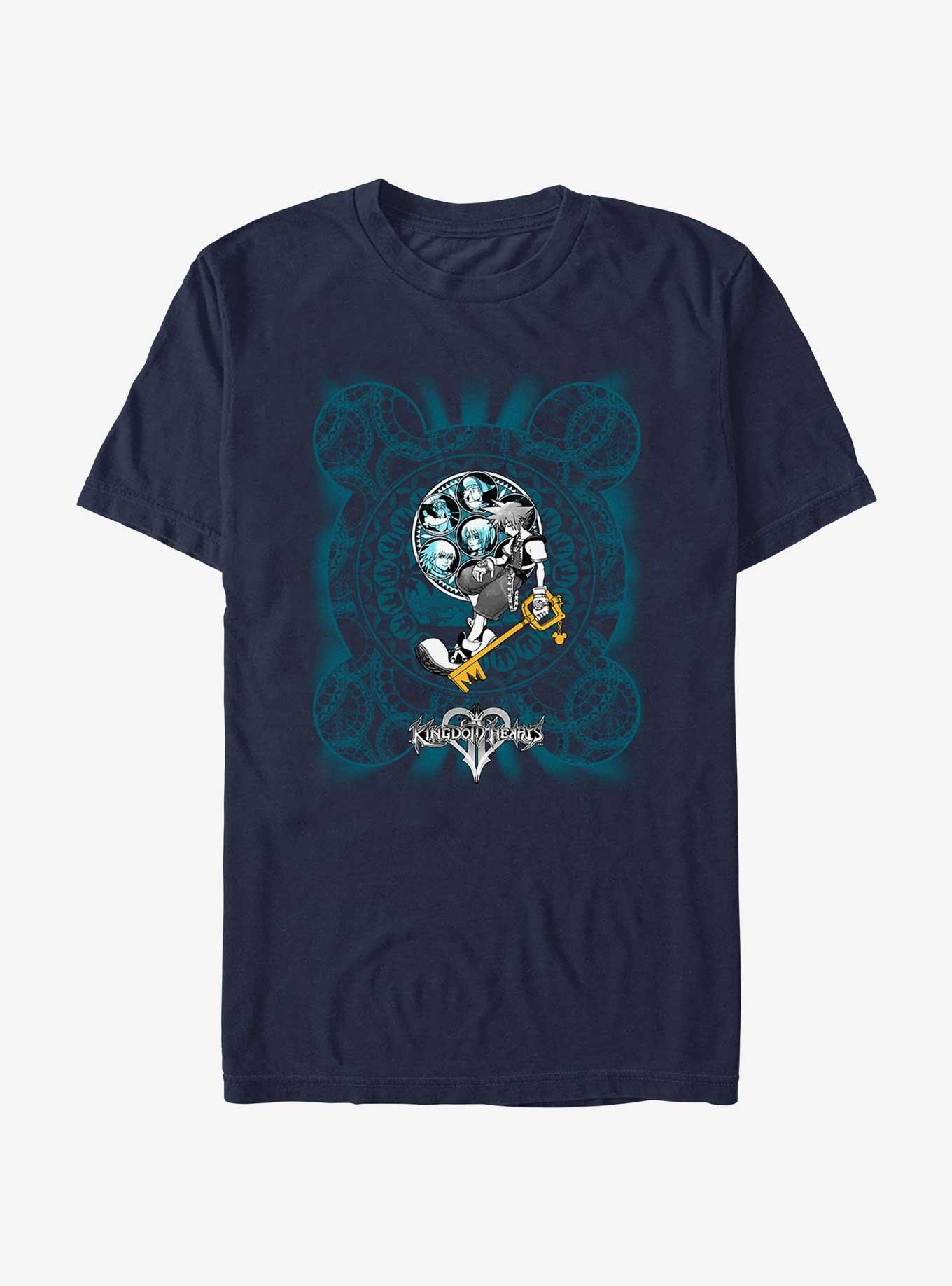 Disney Kingdom Hearts Quantem Leap T-Shirt, NAVY, hi-res